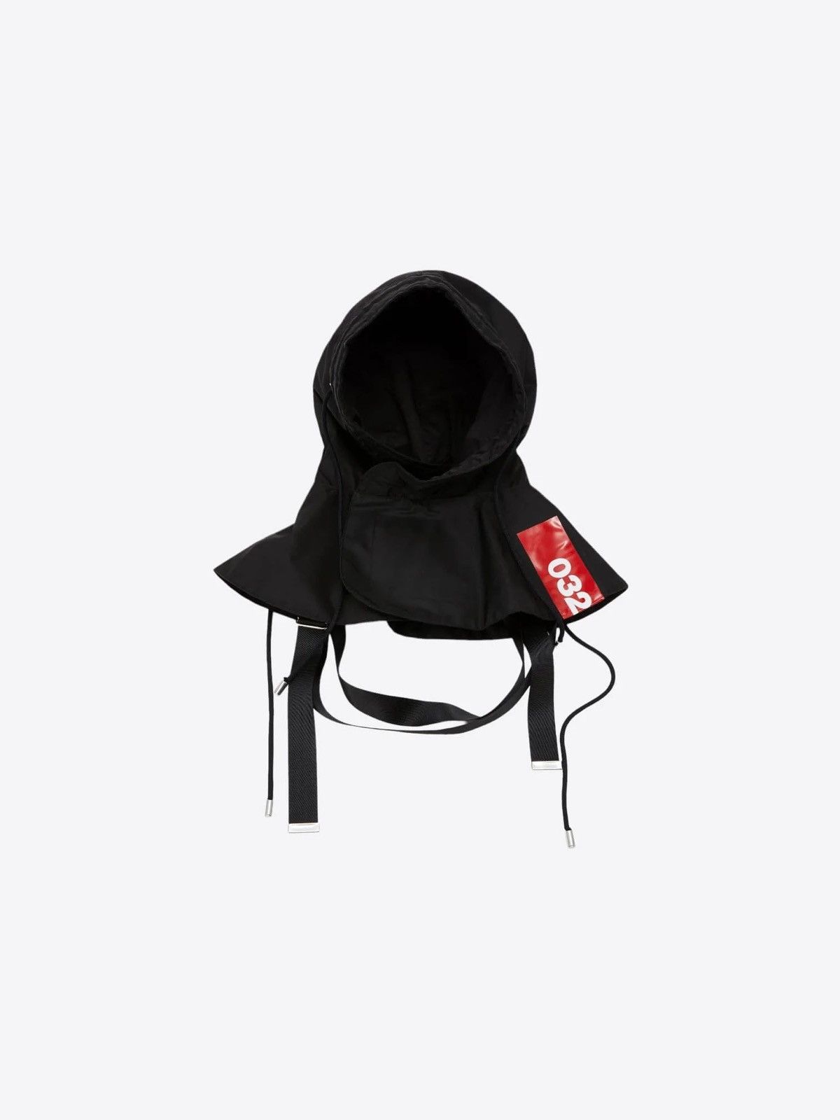 032c !DS! FW22 032c Big Logo Guilty Slicker Black Hood Size ONE SIZE - 3 Thumbnail