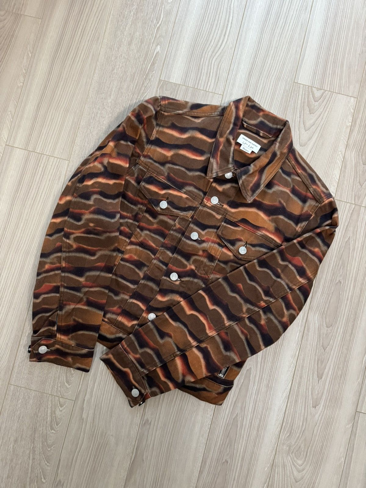 Dries Van Noten Dries Van Noten SS21 Len Lye Denim Jacket Size US M / EU 48-50 / 2 - 8 Thumbnail
