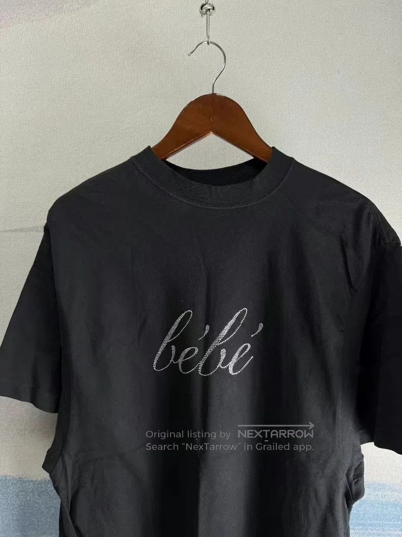 Balenciaga Balenciaga Black Crystal Letter T-shirt. Size US S / EU 44-46 / 1 - 2 Thumbnail