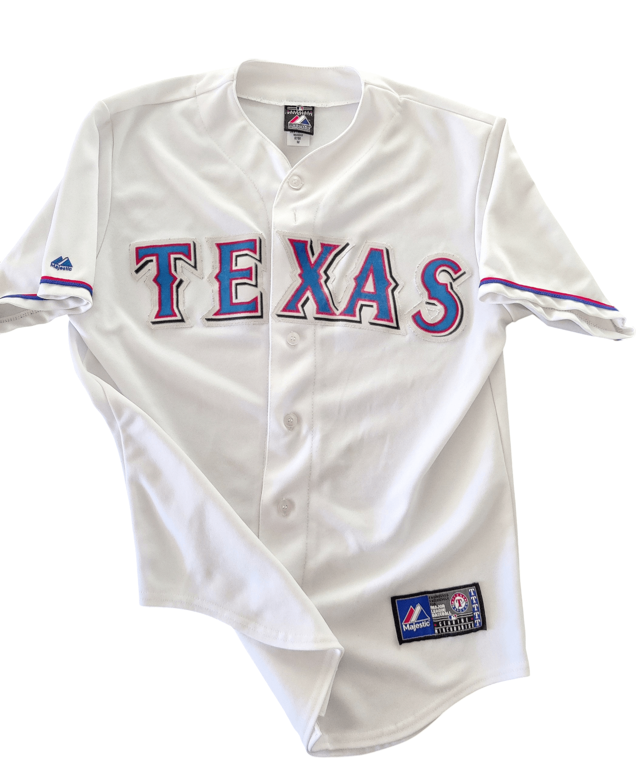 Majestic Majestic Texas Rangers MLB Home White Baseball Jersey M Size US M / EU 48-50 / 2 - 1 Thumbnail