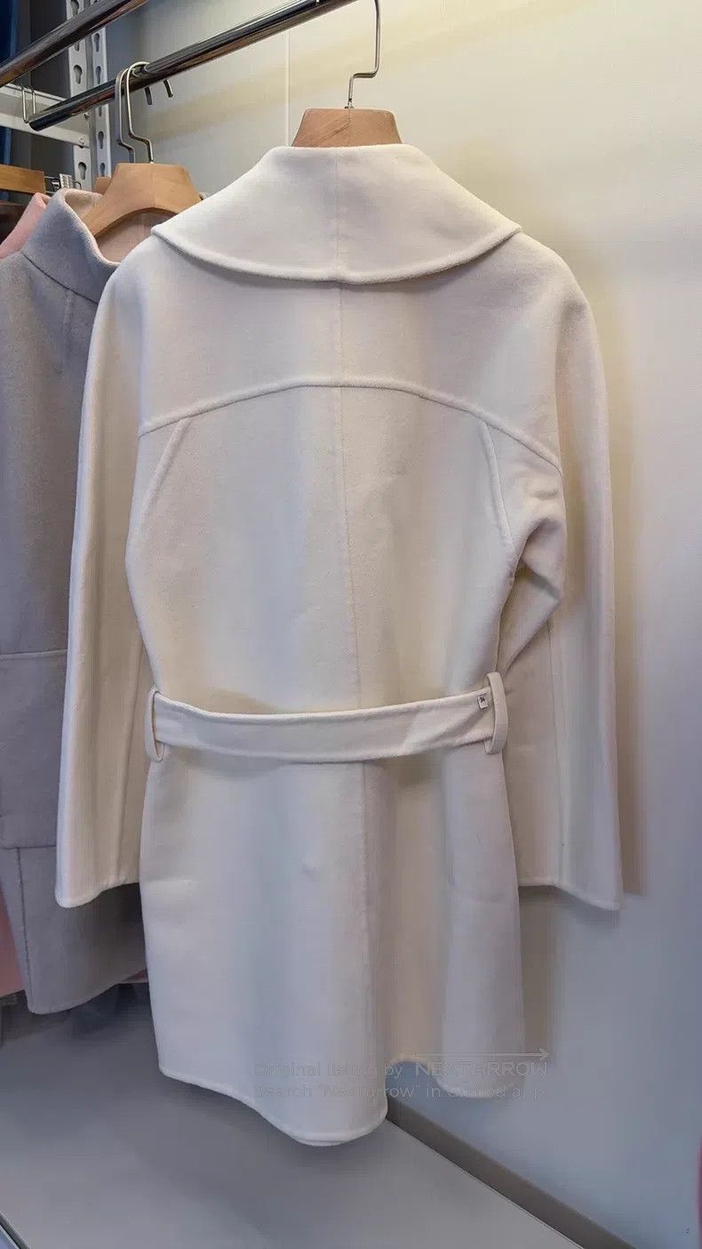 Hermes Hermes White Cashmere Coat Size XXS / US 00 / IT 34 - 6 Thumbnail