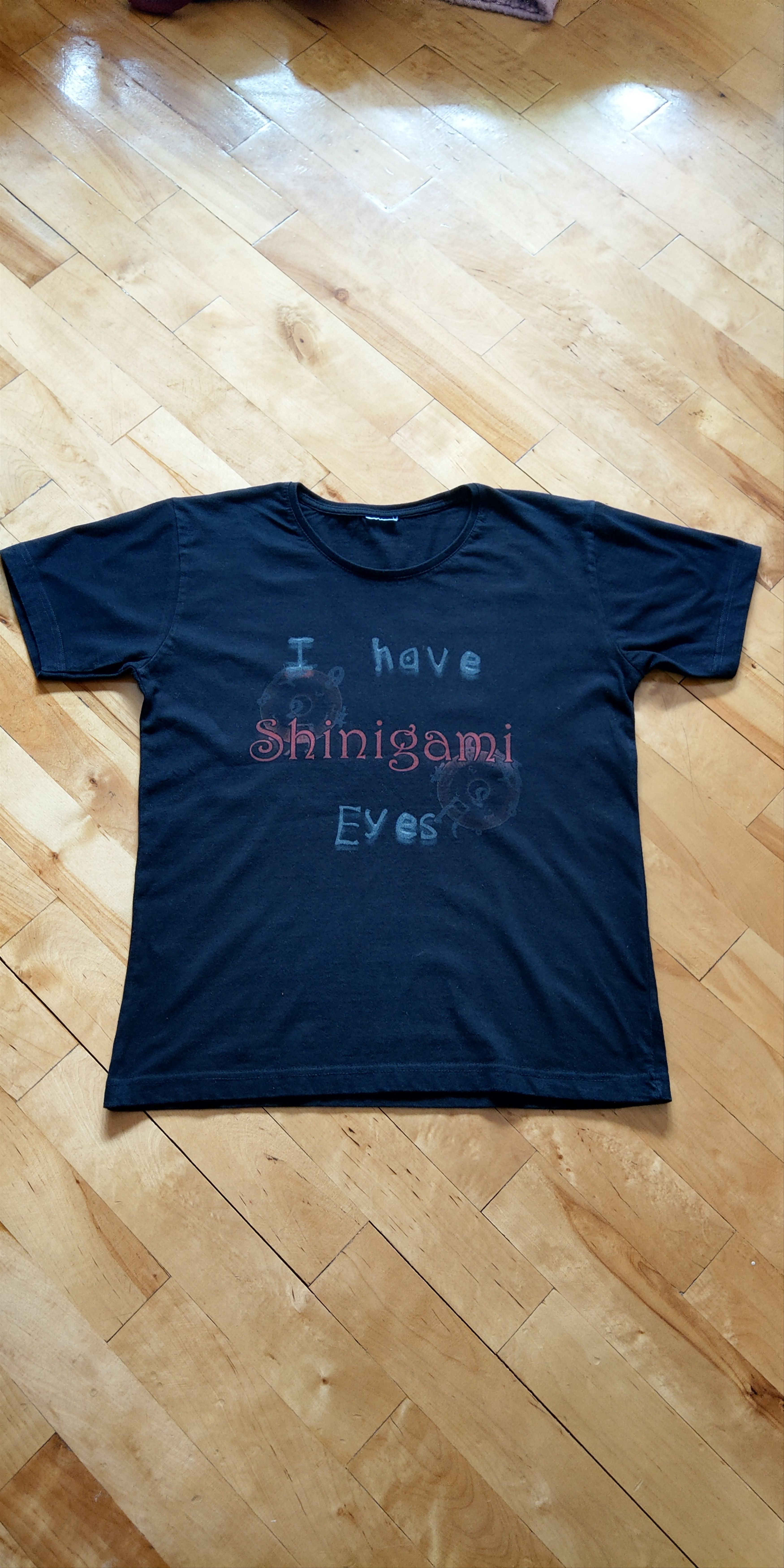Anime Mega Rare Death Note SHINIGAMI EYES Shirt Anime Goth alt emo Size US M / EU 48-50 / 2 - 4 Thumbnail