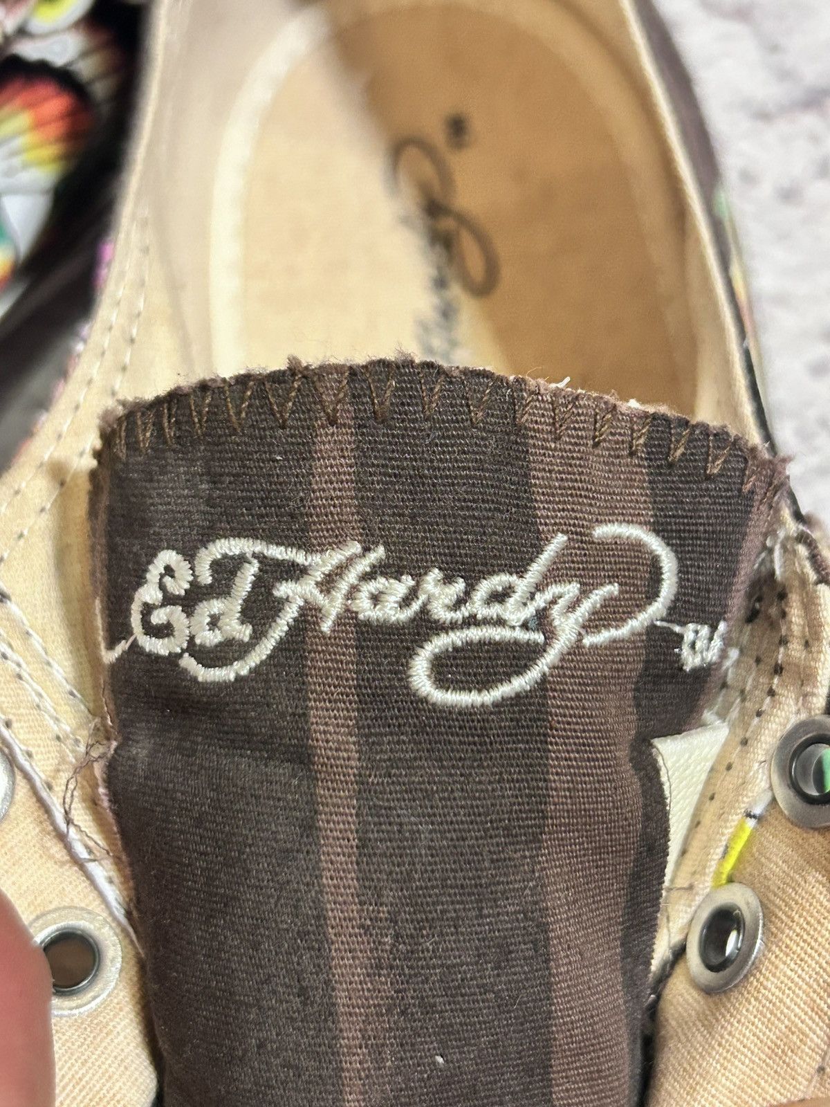 Ed Hardy Ed Hardy Brown Sneakers Slip Vintage Y2K avant garde Size US 10.5 / EU 43-44 - 13 Thumbnail