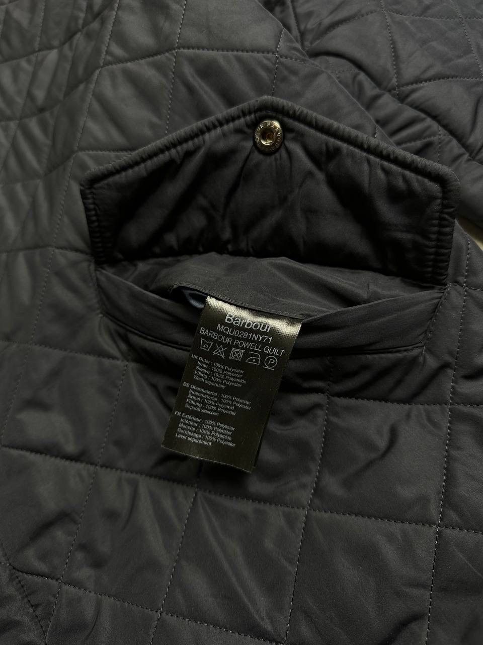 Barbour Barbour Powell Quilt Black Jacket Men's Large Size US L / EU 52-54 / 3 - 9 Thumbnail