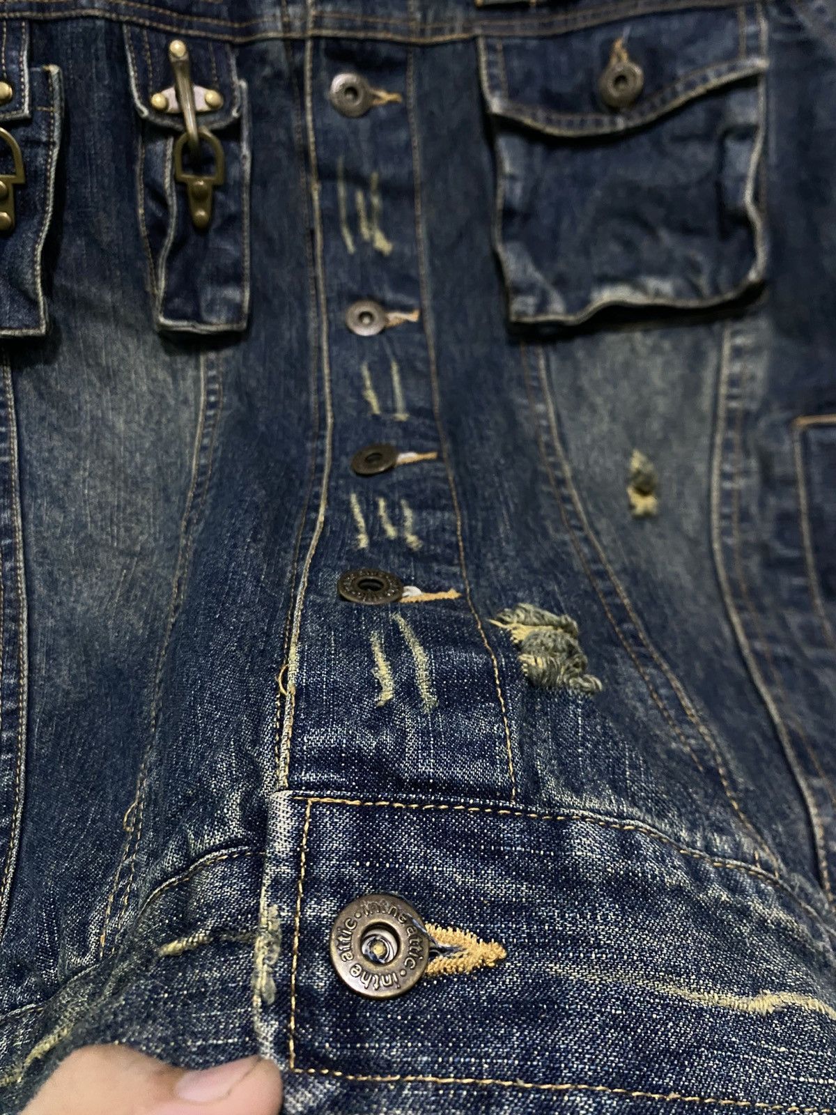 In The Attic In the attic denim utility jacket Size US M / EU 48-50 / 2 - 5 Thumbnail