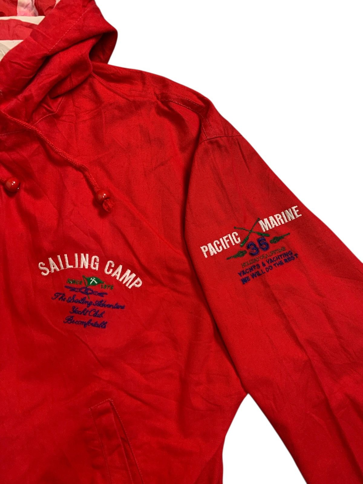 Mega Yacht Rare Design Vintage Sailing Camp Zipper Jacket Size US L / EU 52-54 / 3 - 6 Thumbnail