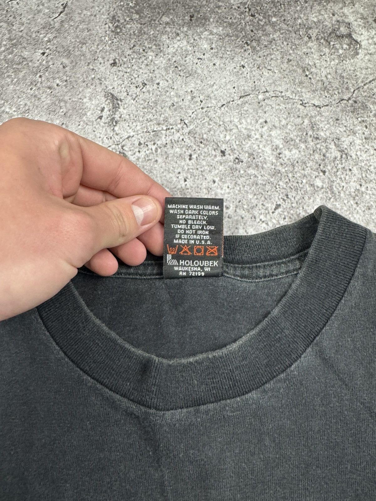 Harley Davidson Vintage 2000s Harley Davidson Eagle Faded Black T-shirt Size US M / EU 48-50 / 2 - 7 Thumbnail