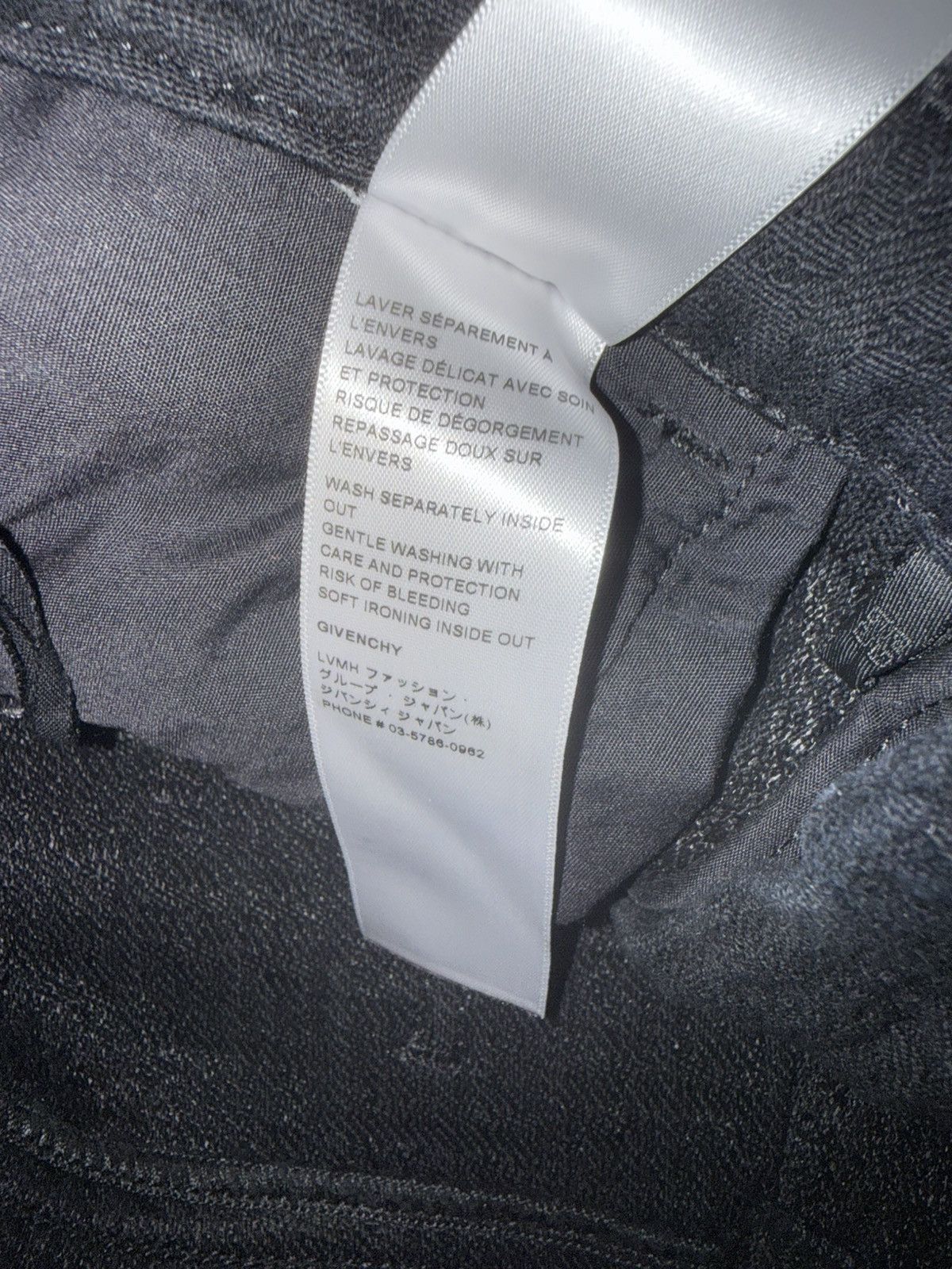 Givenchy Givenchy Waxed Monogram Jeans Size US 34 / EU 50 - 8 Thumbnail