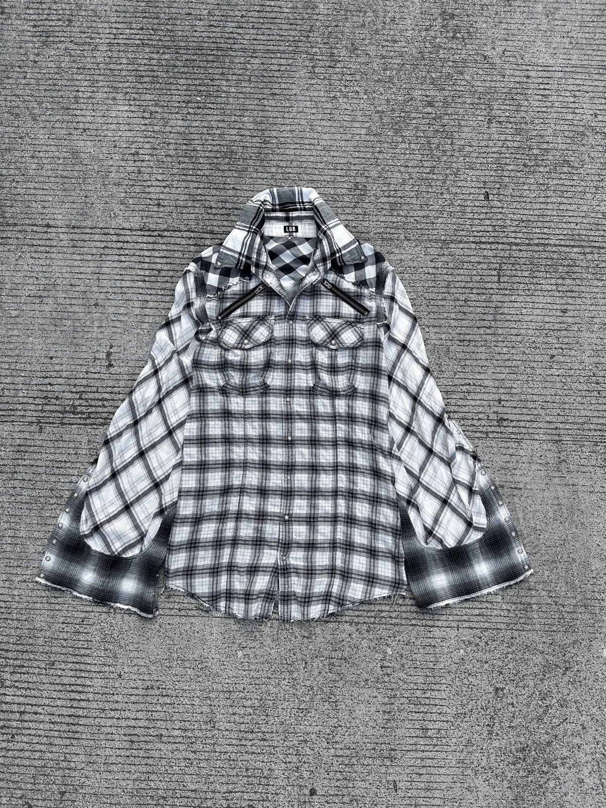 If Six Was Nine × Japanese Brand × Le Grande Bleu (L.G.B.) L.G.B. If Six Was Nine Grunge Shirts Size US S / EU 44-46 / 1 - 1 Thumbnail