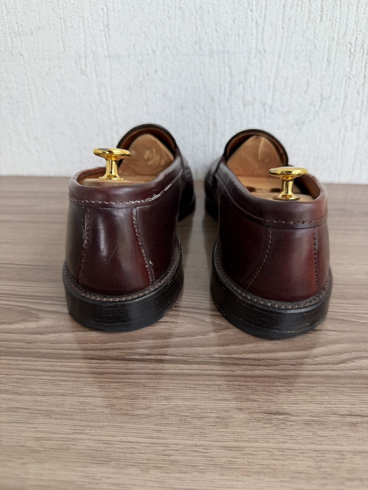 Alden 986 shell cordovan penny loafers Size US 11.5 / EU 44-45 - 17 Thumbnail