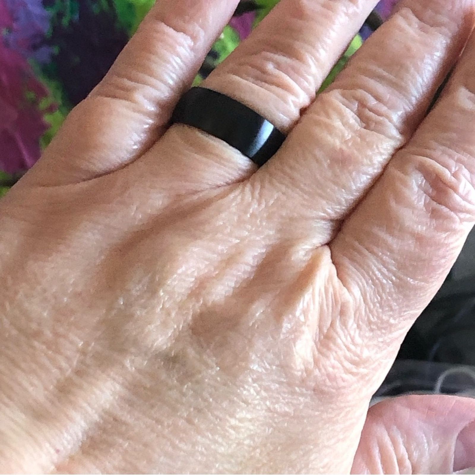 Jewelry Men’s matte frosted titanium steel band ring NWT 12 Size ONE SIZE - 10 Thumbnail