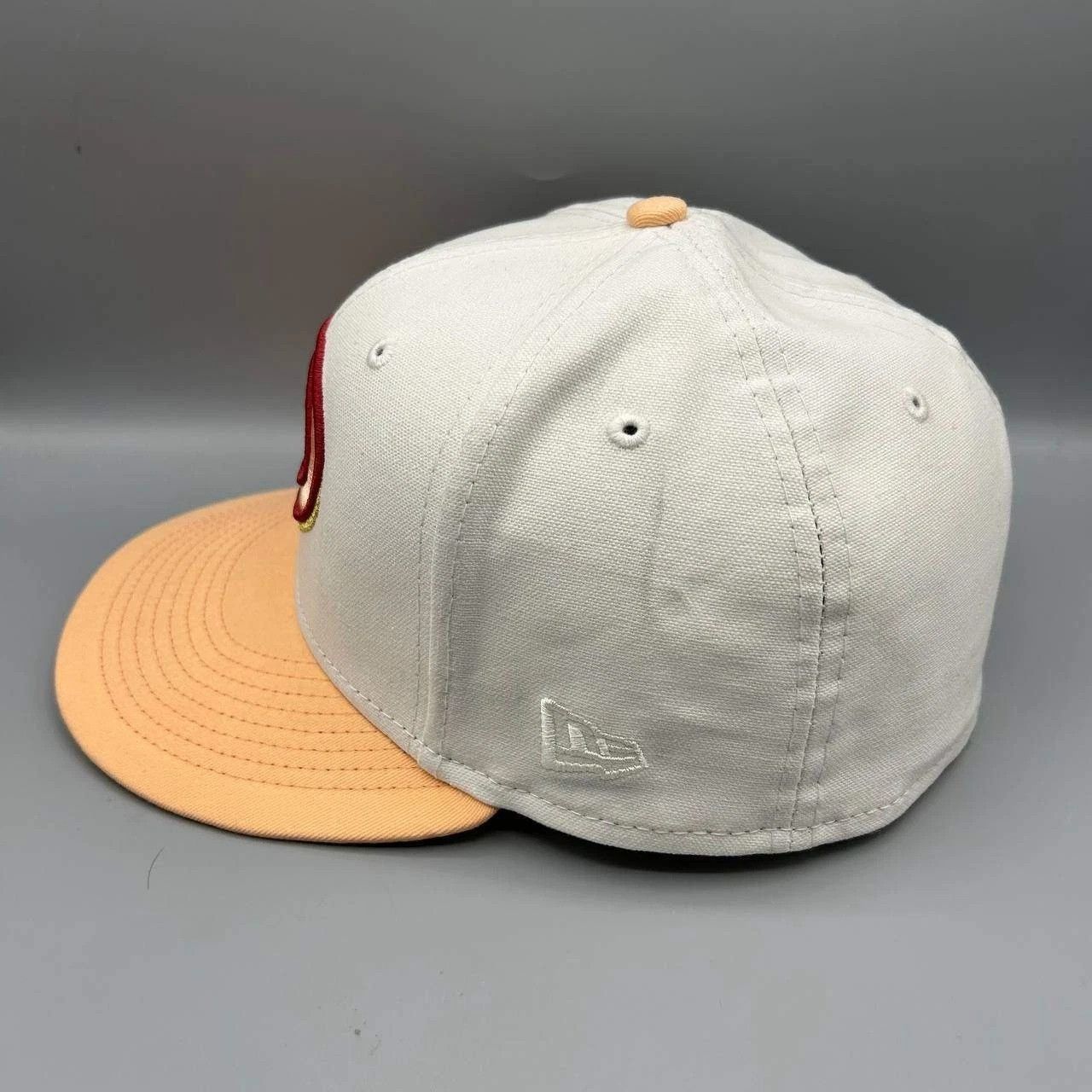 New Era Arizona Diamondbacks Hat Men 7 1/2 White Yellow MLB Fitted Size ONE SIZE - 8 Thumbnail