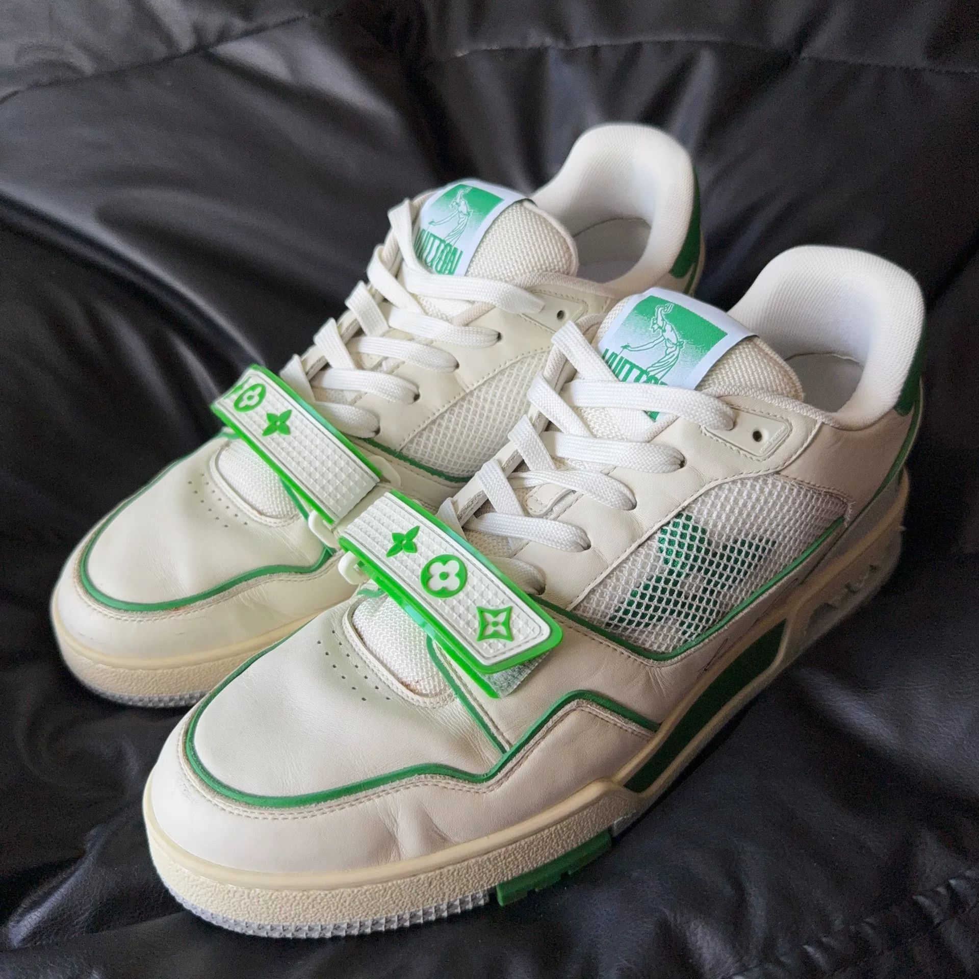 Louis Vuitton Louis Vuitton Retro Graphic Green Lowtop Sneakers 42 Men Size US 9 / EU 42 - 1 Thumbnail