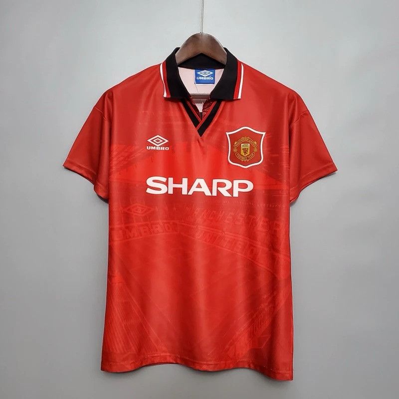 David Beckham Retro Vintage Manchester United Jersey Bootleg / Rare Jersey Size US XL / EU 56 / 4 - 8 Thumbnail