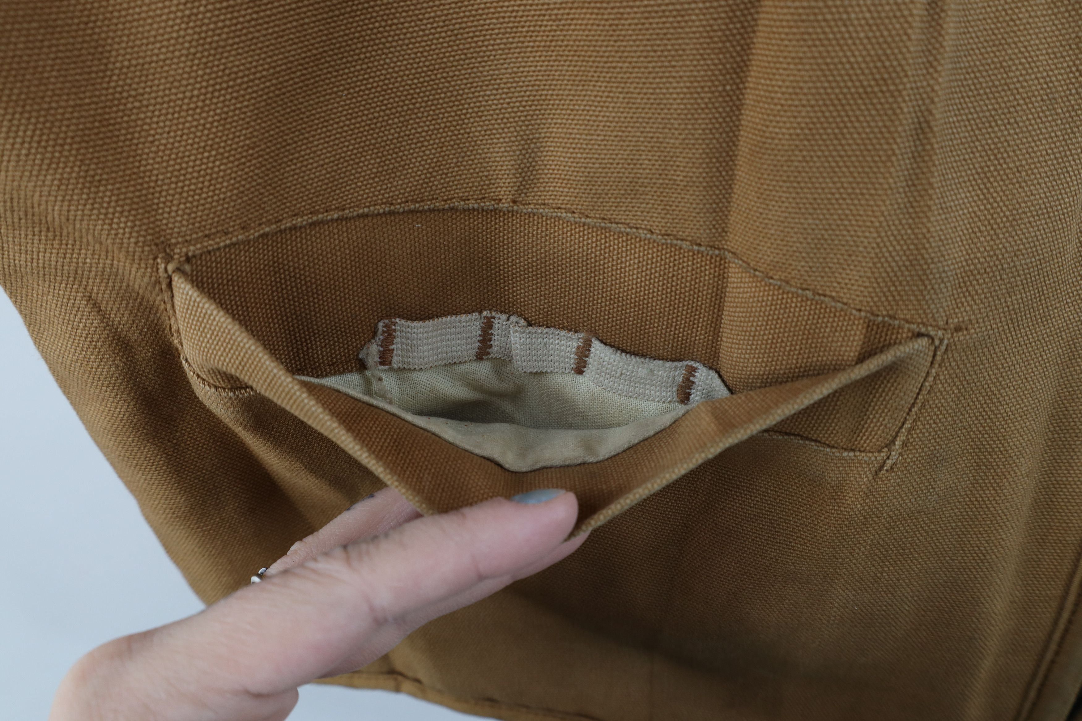 Carhartt × Vintage Vintage 80s Carhartt Fleece Lined Canvas Vest Jacket USA Size US M / EU 48-50 / 2 - 7 Thumbnail