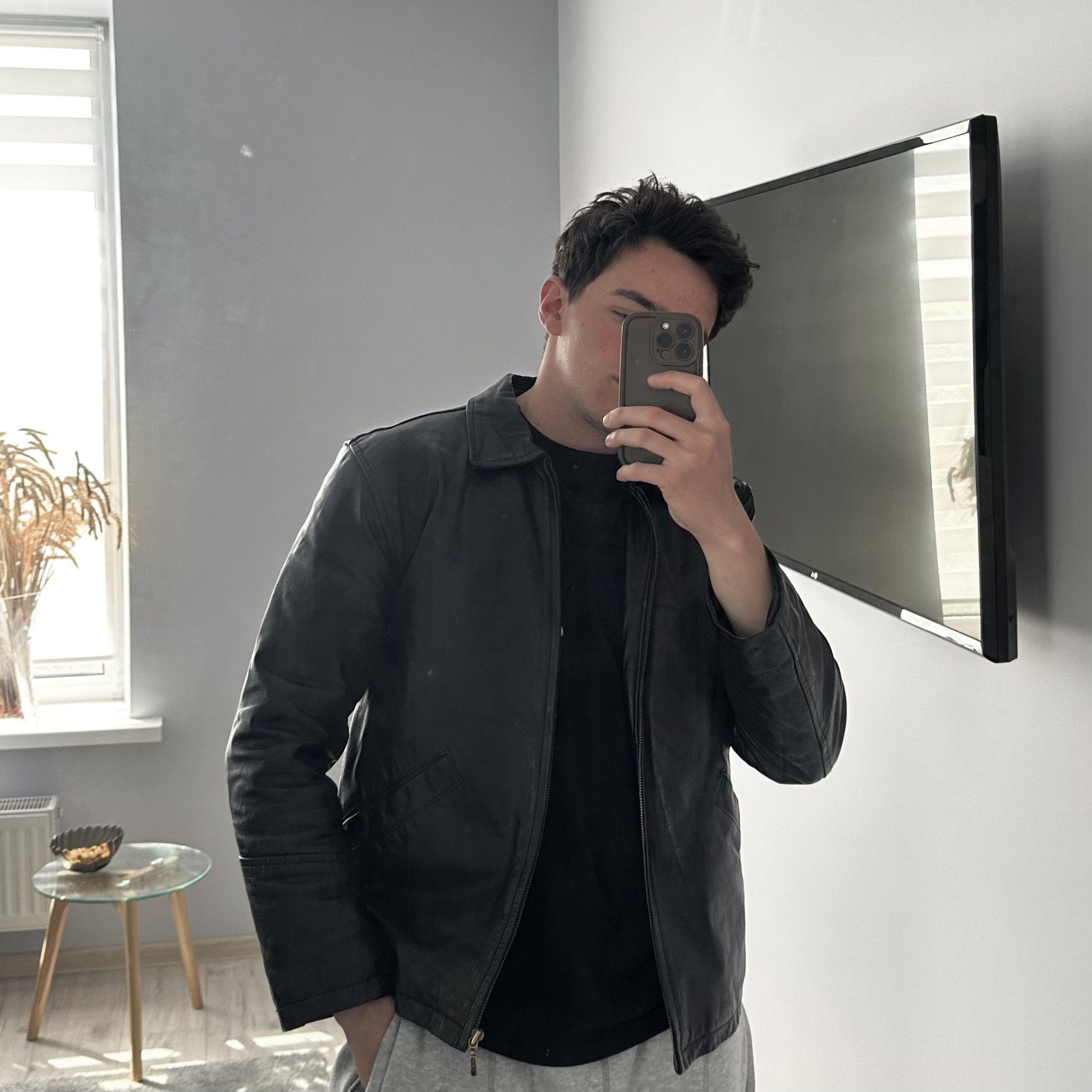 Genuine Leather Fat 100% Genuine Leather Vintage Black Avant Garde Jacket Size US S / EU 44-46 / 1 - 1 Thumbnail