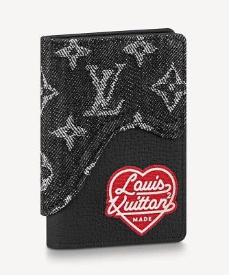 Louis Vuitton × Nigo Louis Vuitton x Nigo Black Denim wallet Size ONE SIZE - 2 Thumbnail