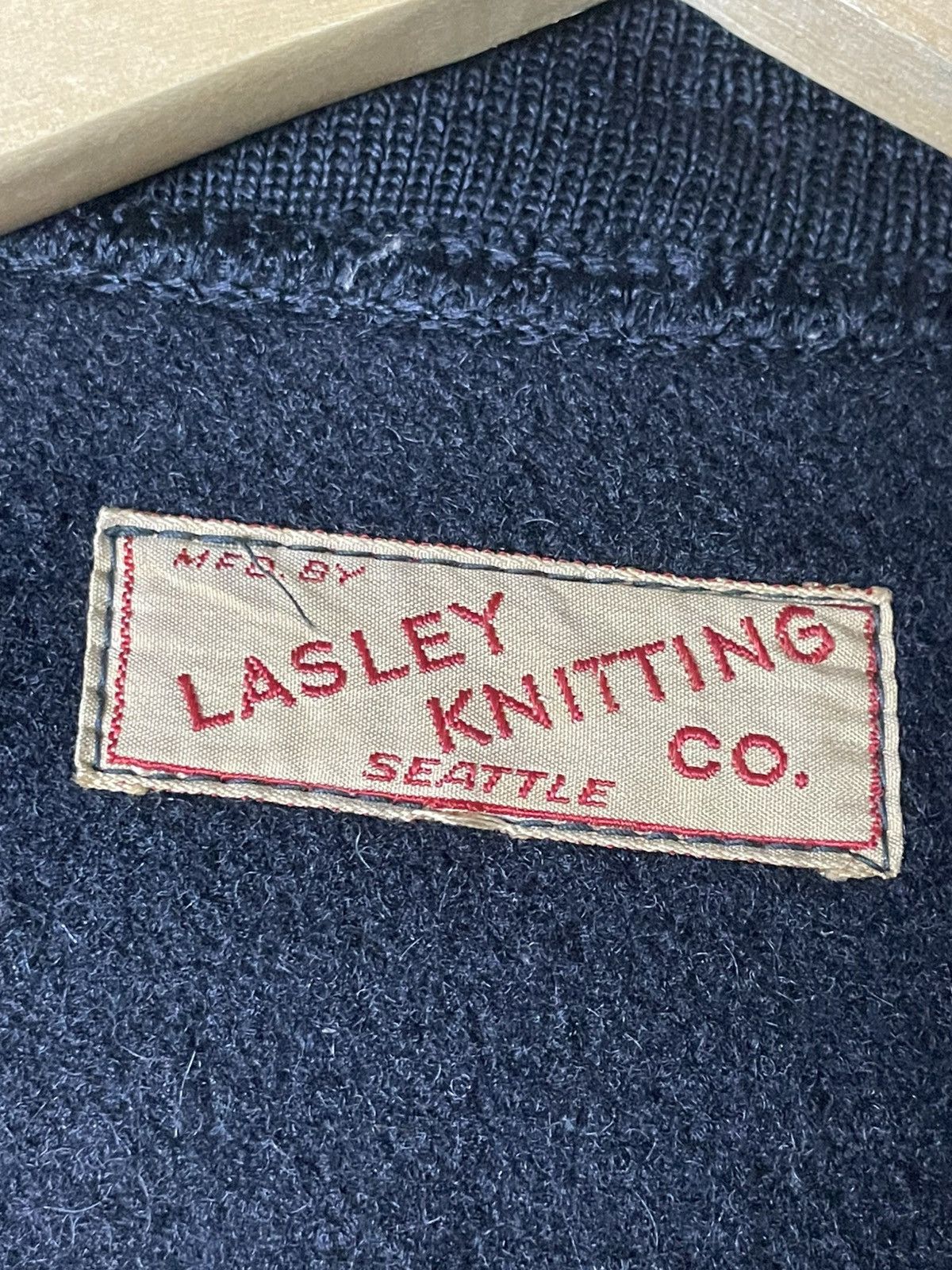 Japanese Brand × Seditionaries × Vintage Vintage Lasley Knitting Co. Seattle Varsity Jacket (133) Size US XXS / EU 40 - 8 Thumbnail
