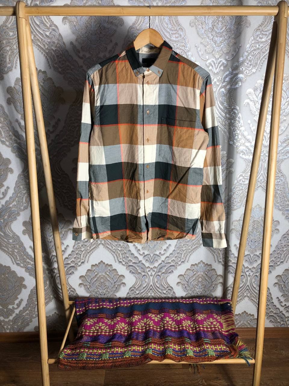 Cos × Vintage VERY RARE COS CLASSIC ITALIAN DESIGNER LONG SLEEV SHIRT Y2K Size US S / EU 44-46 / 1 - 1 Thumbnail
