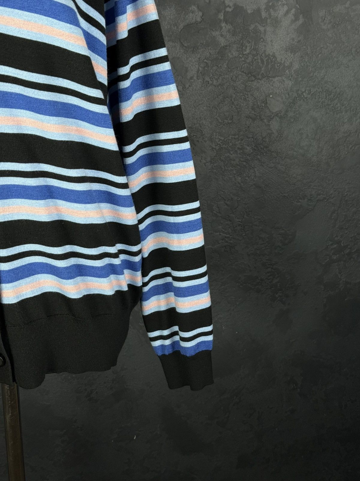 Marni × Uniqlo MARNI X Uniqlo Wool Striped Cardigan Sweater Men’s Size M Size M / US 6-8 / IT 42-44 - 8 Thumbnail
