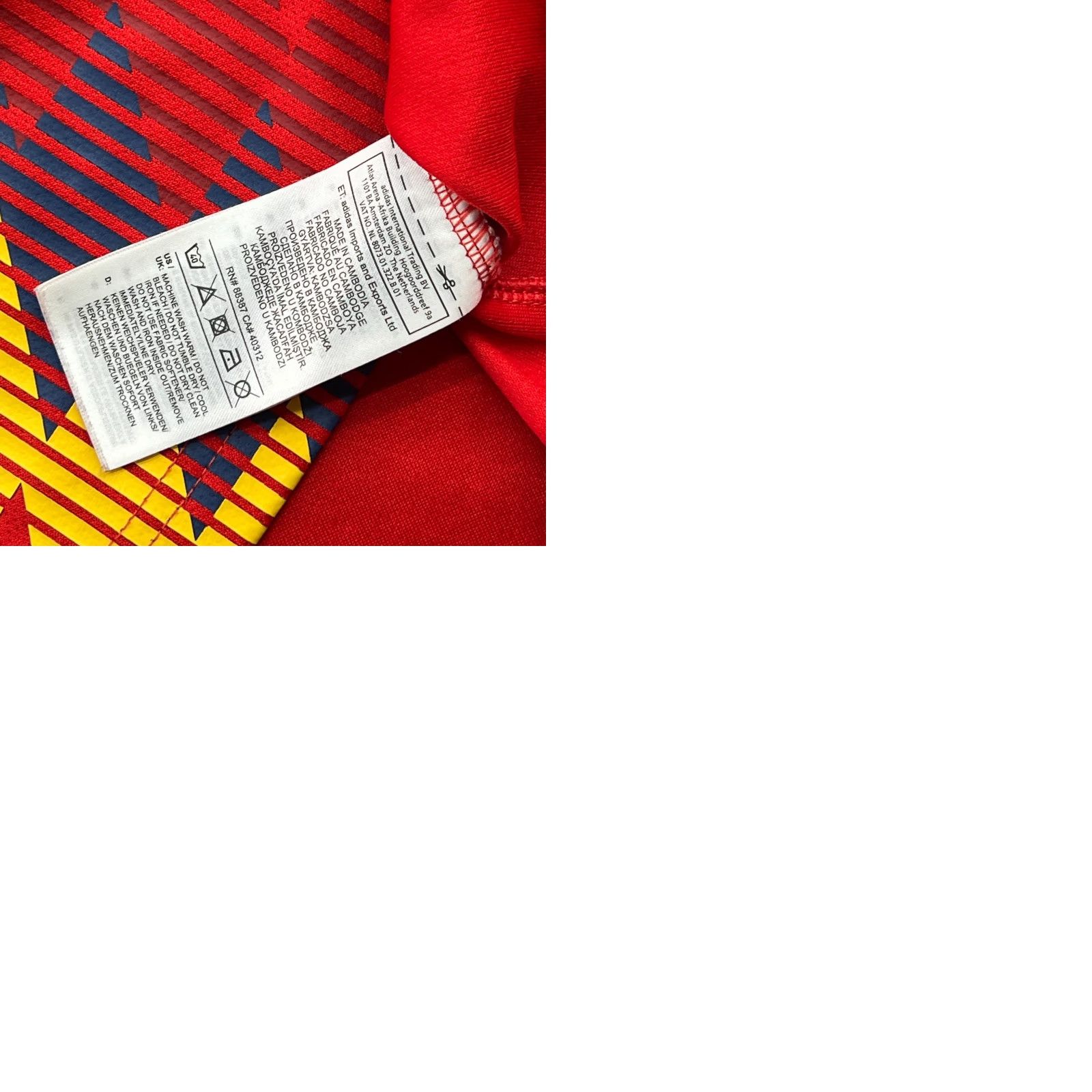 Adidas adidas Spain 2018 2019 Home Marco Asensio Football Jersey Mens XL Red Shirt Jersey Short Sleeve Athletic Moistu re Wicking Quick Dry Soccer Size US XL / EU 56 / 4 - 10 Thumbnail