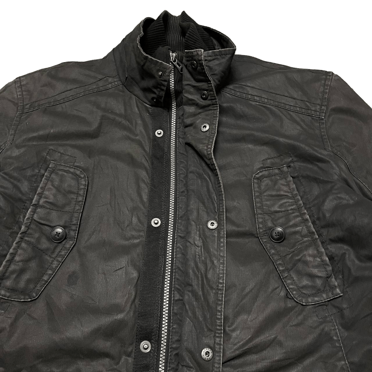 s.Oliver Vintage S. Oliver Waxed Jacket Size US L / EU 52-54 / 3 - 10 Thumbnail