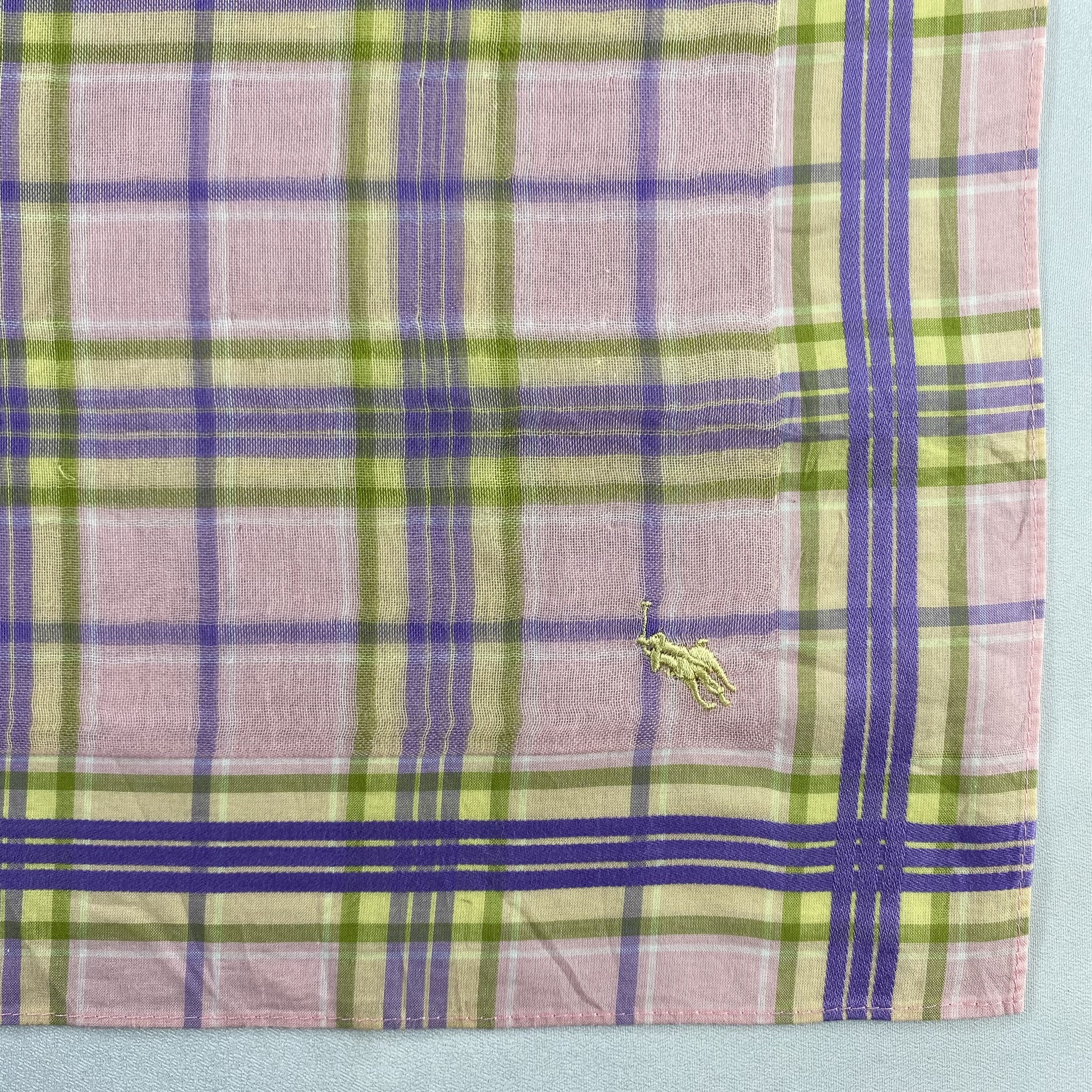 Polo Ralph Lauren × Vintage Polo ralph Lauren Neckerchief / Bandana / Handkerchief-P1833 Size ONE SIZE - 3 Thumbnail