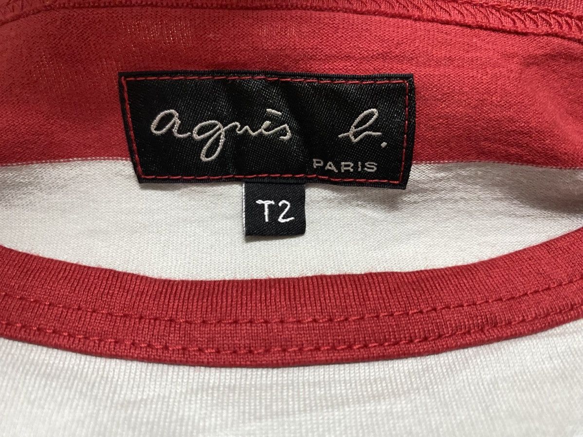 agnes b. Agnes B. Women Classic Stripe Long Sleeve Tee Size S / US 4 / IT 40 - 5 Thumbnail