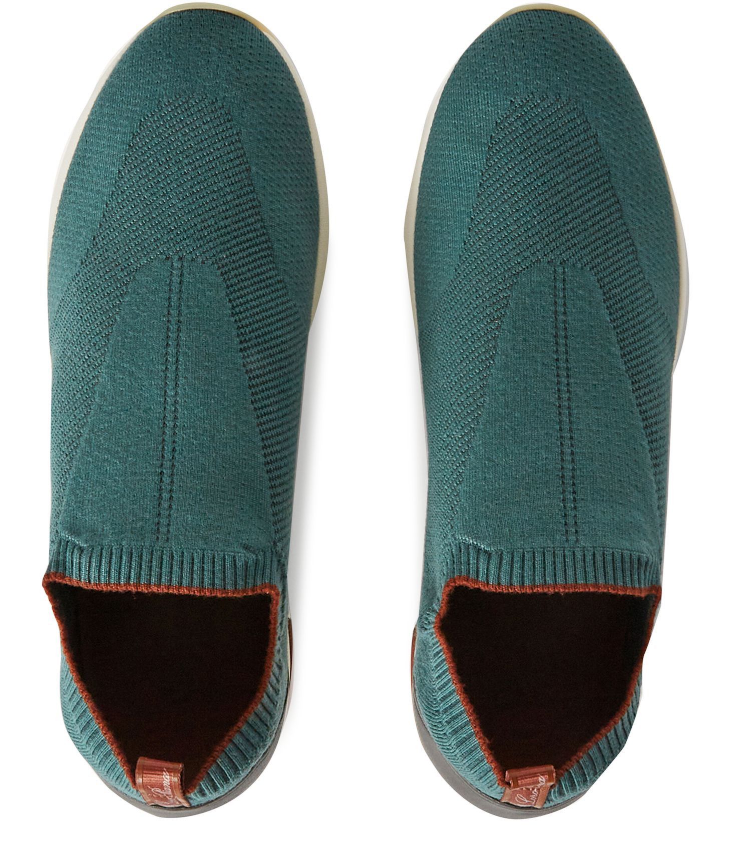 Loro Piana o1w1db10125 FAI1540 Lp Flexy Active Sneakers in Green Size US 7 / EU 40 - 5 Thumbnail