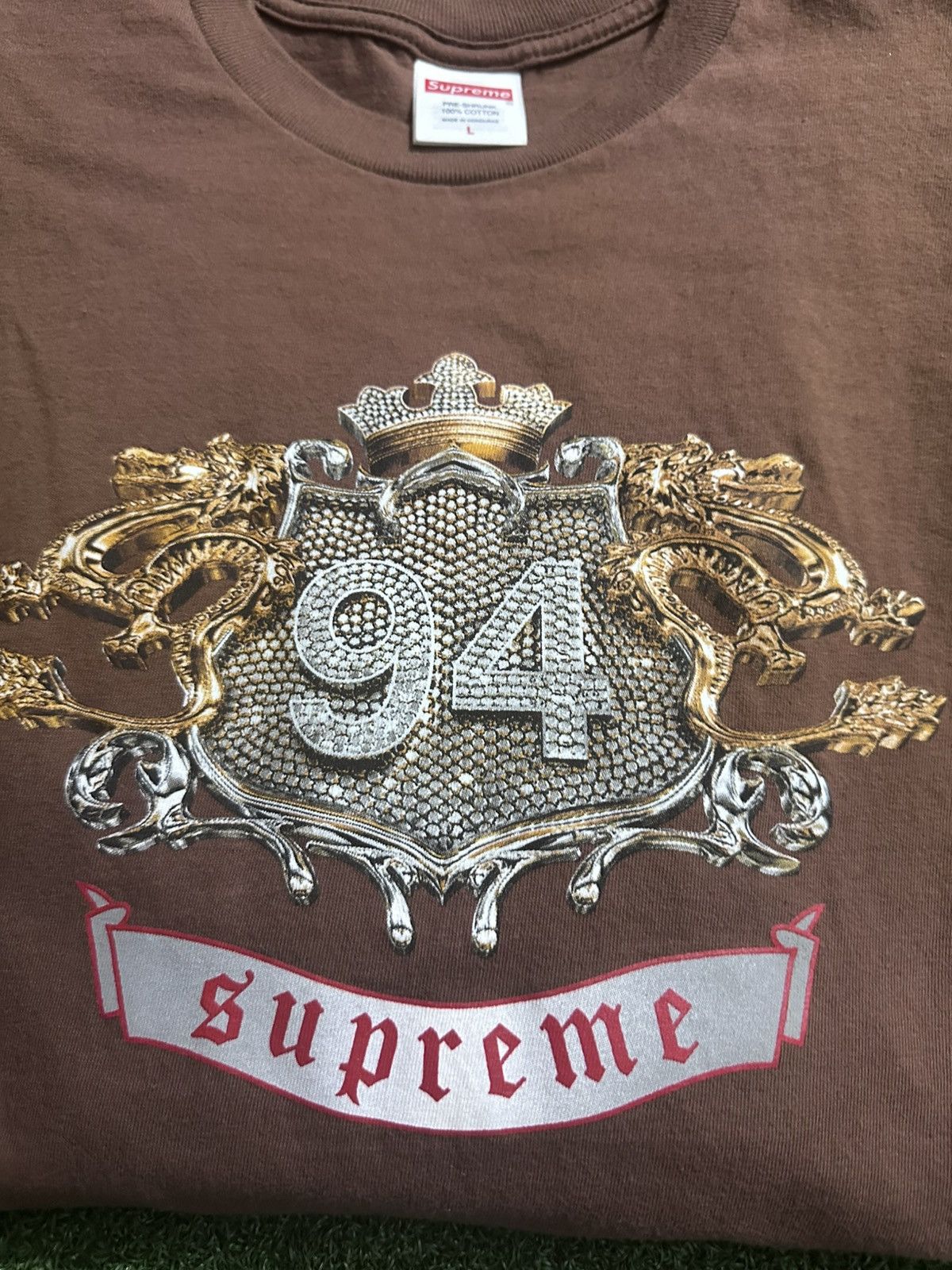 Supreme Supreme Diamonds Tee (FW24) Size US L / EU 52-54 / 3 - 2 Thumbnail