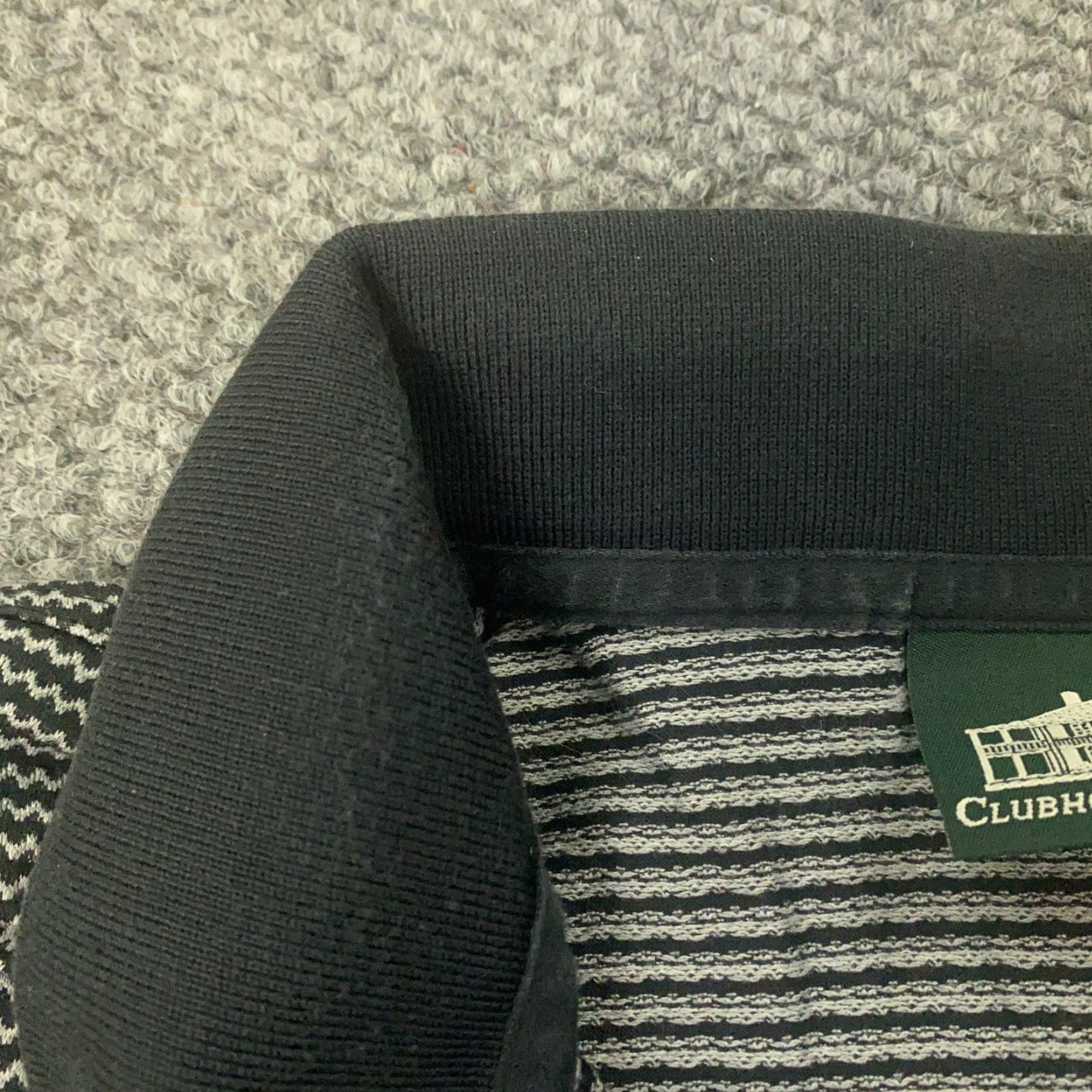 Vintage VINTAGE Masters Golf Polo Shirt Mens XL Striped Embroidered Clubhouse Collection Size US XXL / EU 58 / 5 - 4 Thumbnail