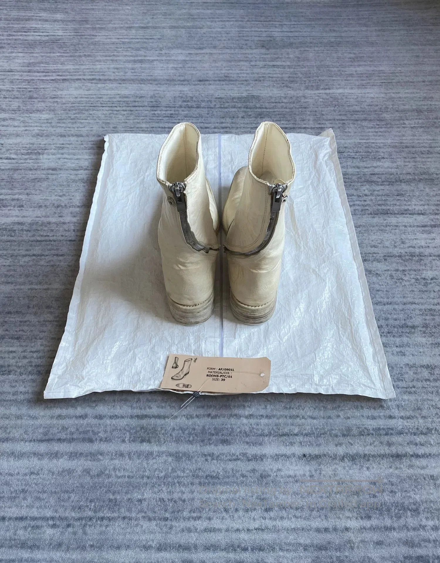 Carol Christian Poell elegant white western boots with zipper. Size US 6 / IT 36 - 5 Thumbnail
