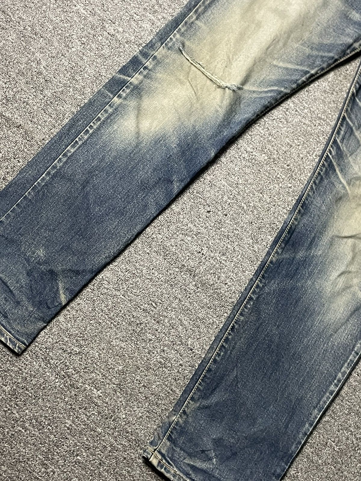 Edwin × Japanese Brand × Vintage Vintage EDWIN Selvedge Dirty Jeans (91) Size US 32 / EU 48 - 2 Thumbnail