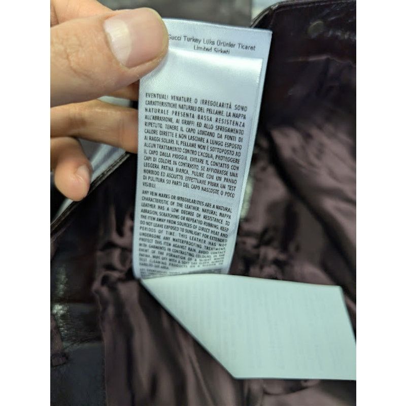 Gucci o1rshd1 Shiny Soft Leather Pant in Shiny Bordeaux Size US 32 / EU 48 - 20 Thumbnail