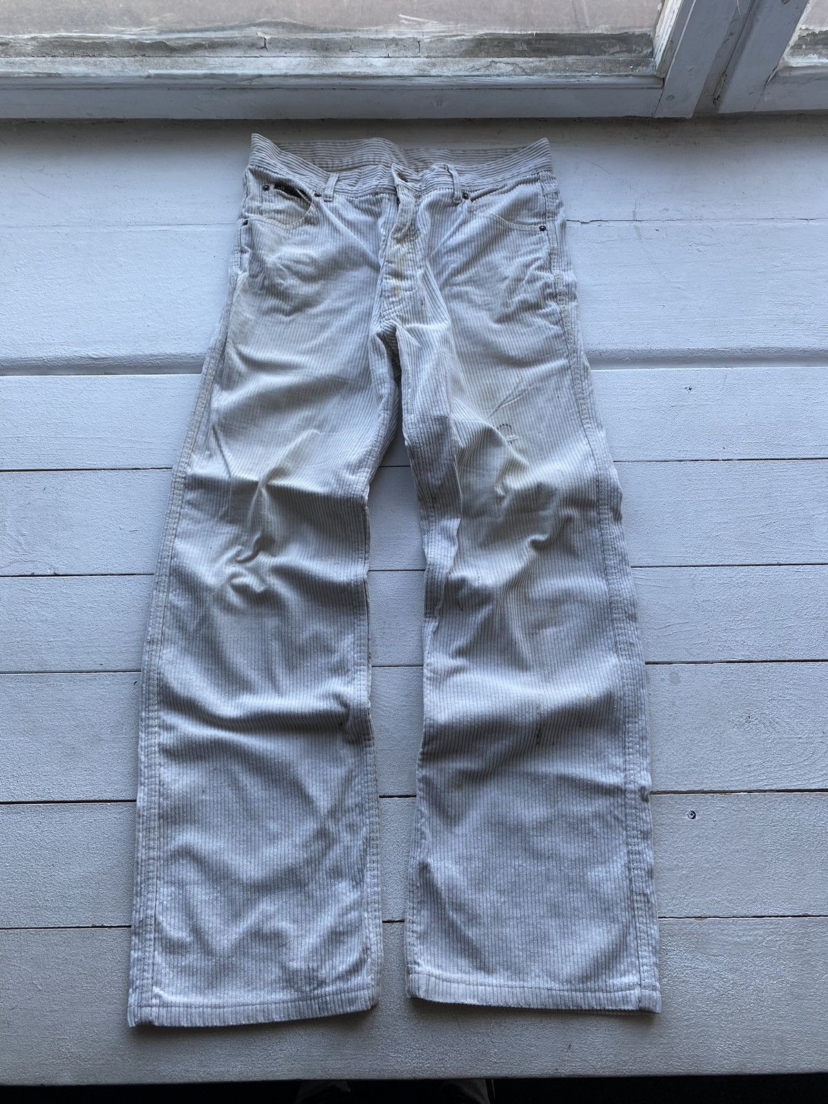 Lee × Vintage 🔥70s Lee Cooper Eclair Zip Corduroy Painted Mens Pants 30sz Size US 30 / EU 46 - 1 Thumbnail