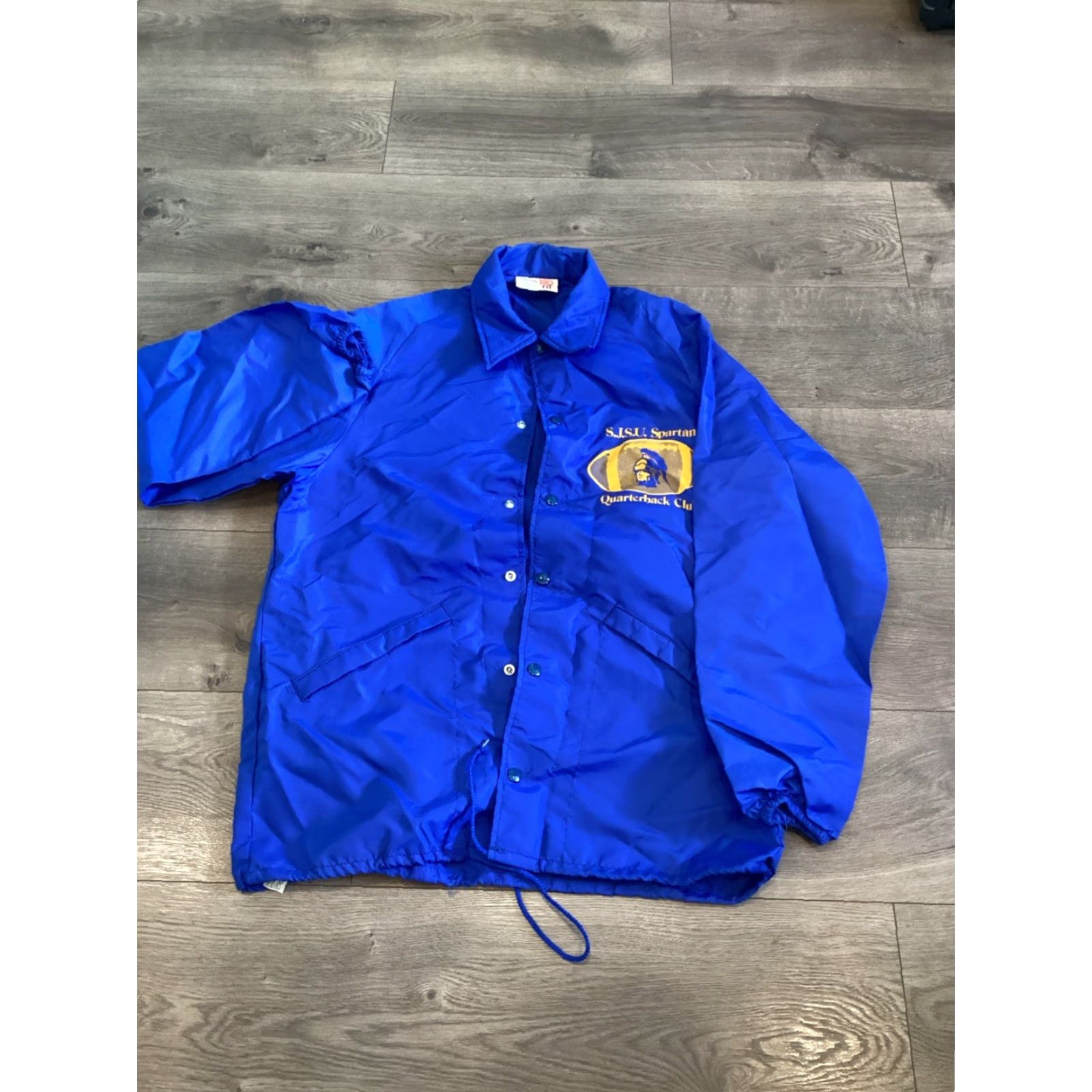 Vintage VINTAGE King Louie Pro Fit Track Jacket SJSU Spartan Blue M Mens Jacket Windbreaker - (No extra characters) Size US M / EU 48-50 / 2 - 2 Thumbnail
