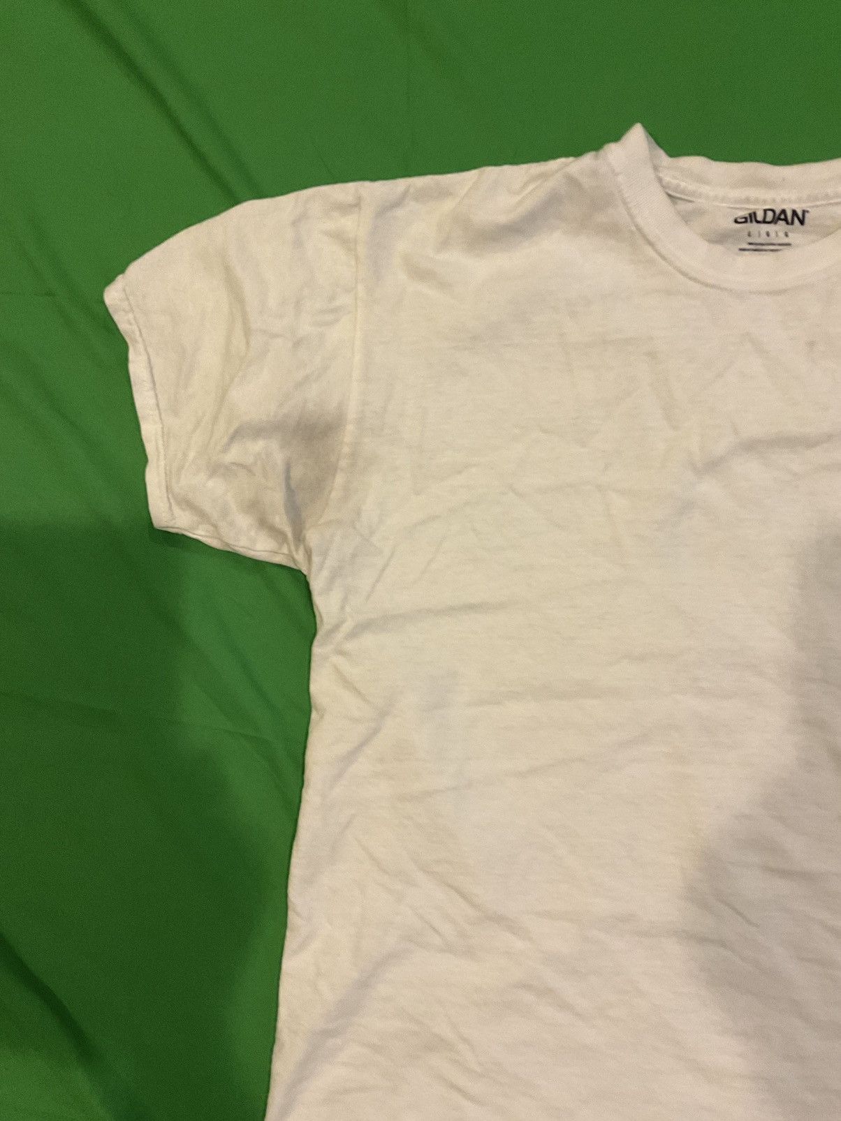 Gildan × Vintage White Gildan t-shirt Size US L / EU 52-54 / 3 - 3 Thumbnail