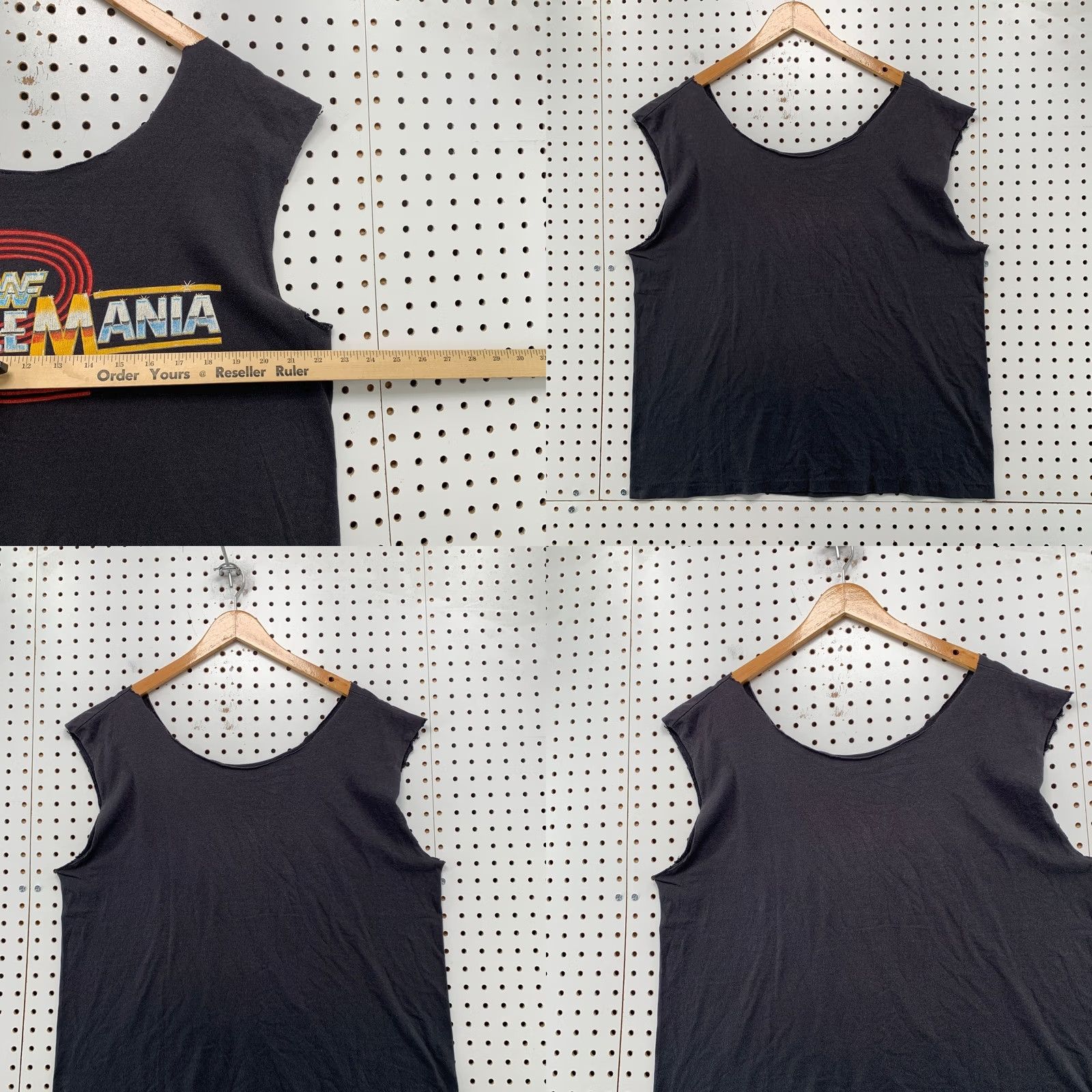 Vintage VINTAGE WWF WrestleMania 2 Tank Top Mens XL Black Muscle Tee Sleeveless Graphic Tee 80s Size US XL / EU 56 / 4 - 8 Thumbnail