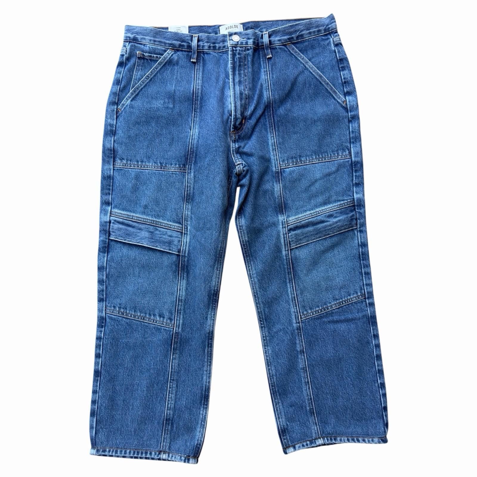 Agolde AGOLDE Cooper Cargo Jeans Oversized Cotton NWT Size 33 Size 33" - 1 Thumbnail