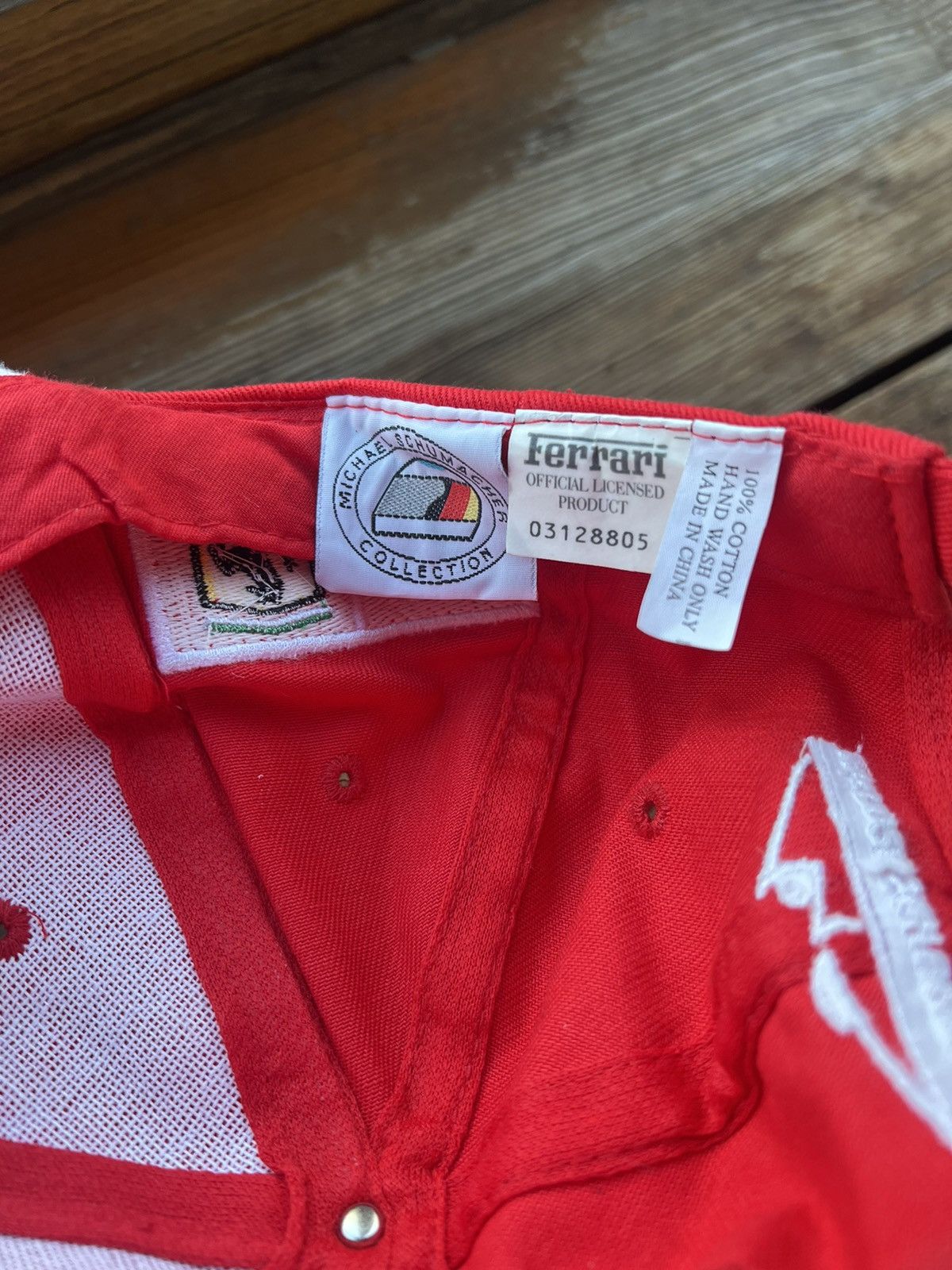 Ferrari Vintage F-1 Ferrari Schumacher Racing Trapper Hat Y2K Size ONE SIZE - 16 Thumbnail