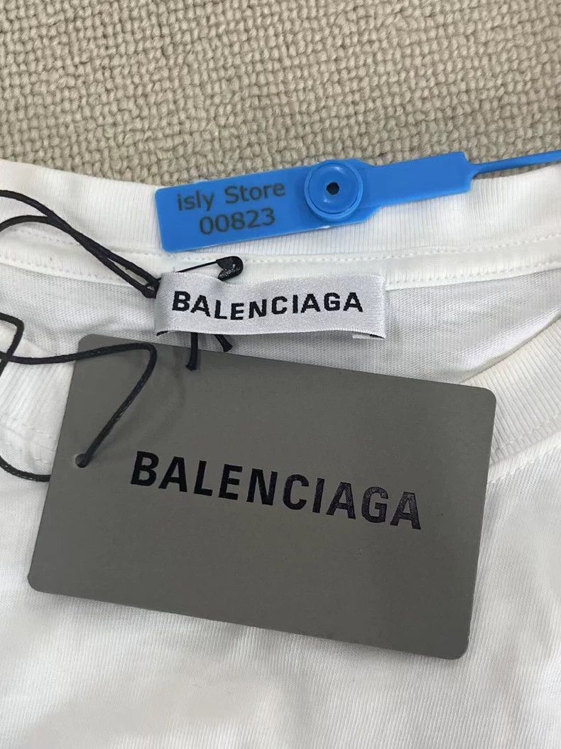 Balenciaga Balenciaga Logo printed pullover short sleeve Size L / US 10 / IT 46 - 5 Thumbnail