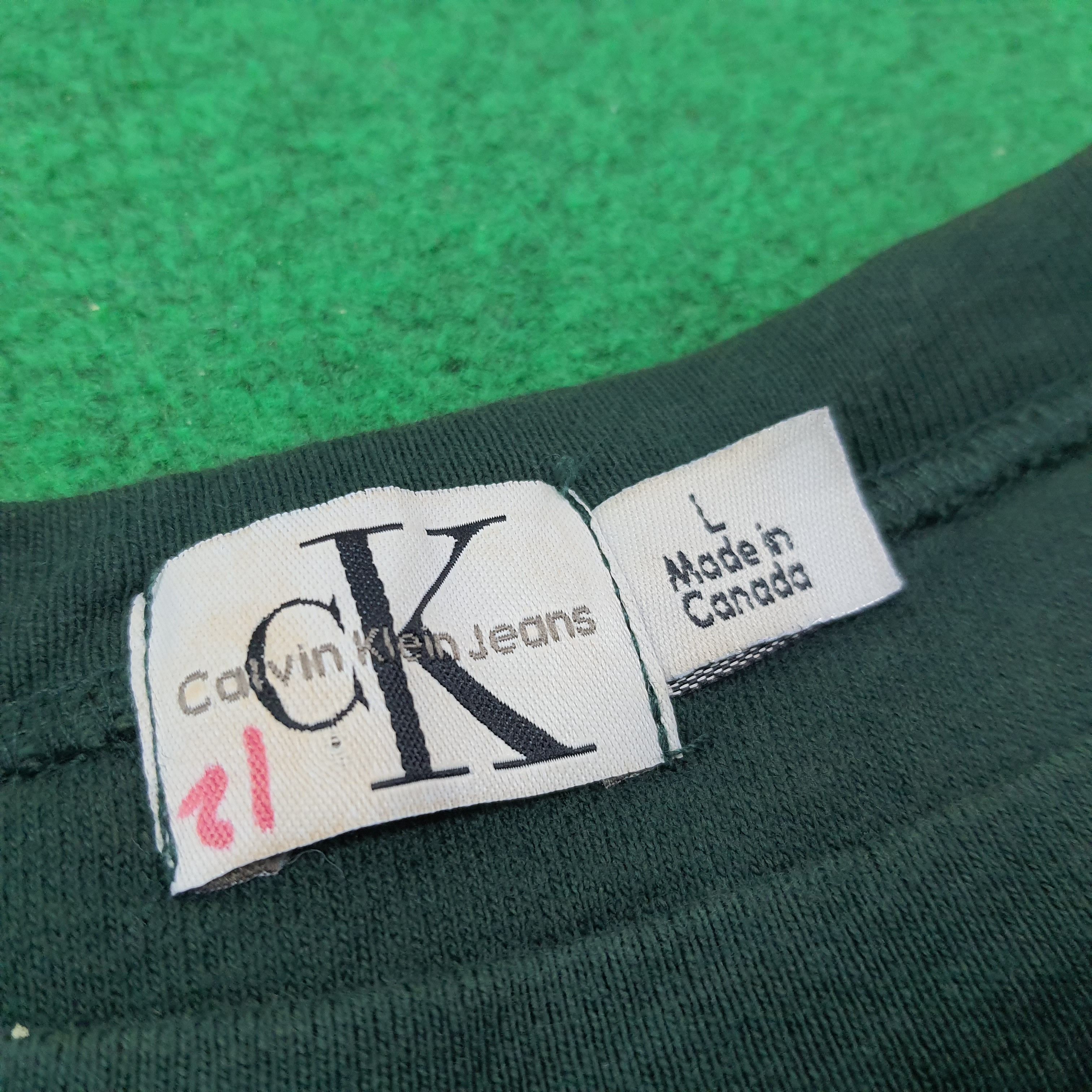 Calvin Klein Vintage Calvin Klein Embroidery Sweatshirt C263N4 Size US XL / EU 56 / 4 - 4 Thumbnail