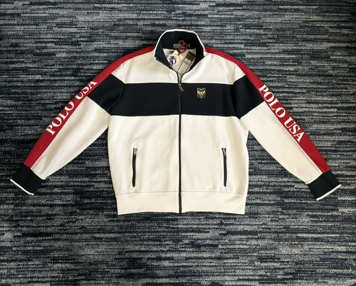 image of NWT Polo Ralph Laurent Unicrest 1992 Stadium Snow Beach Pwing in White, Men's (Size Large)