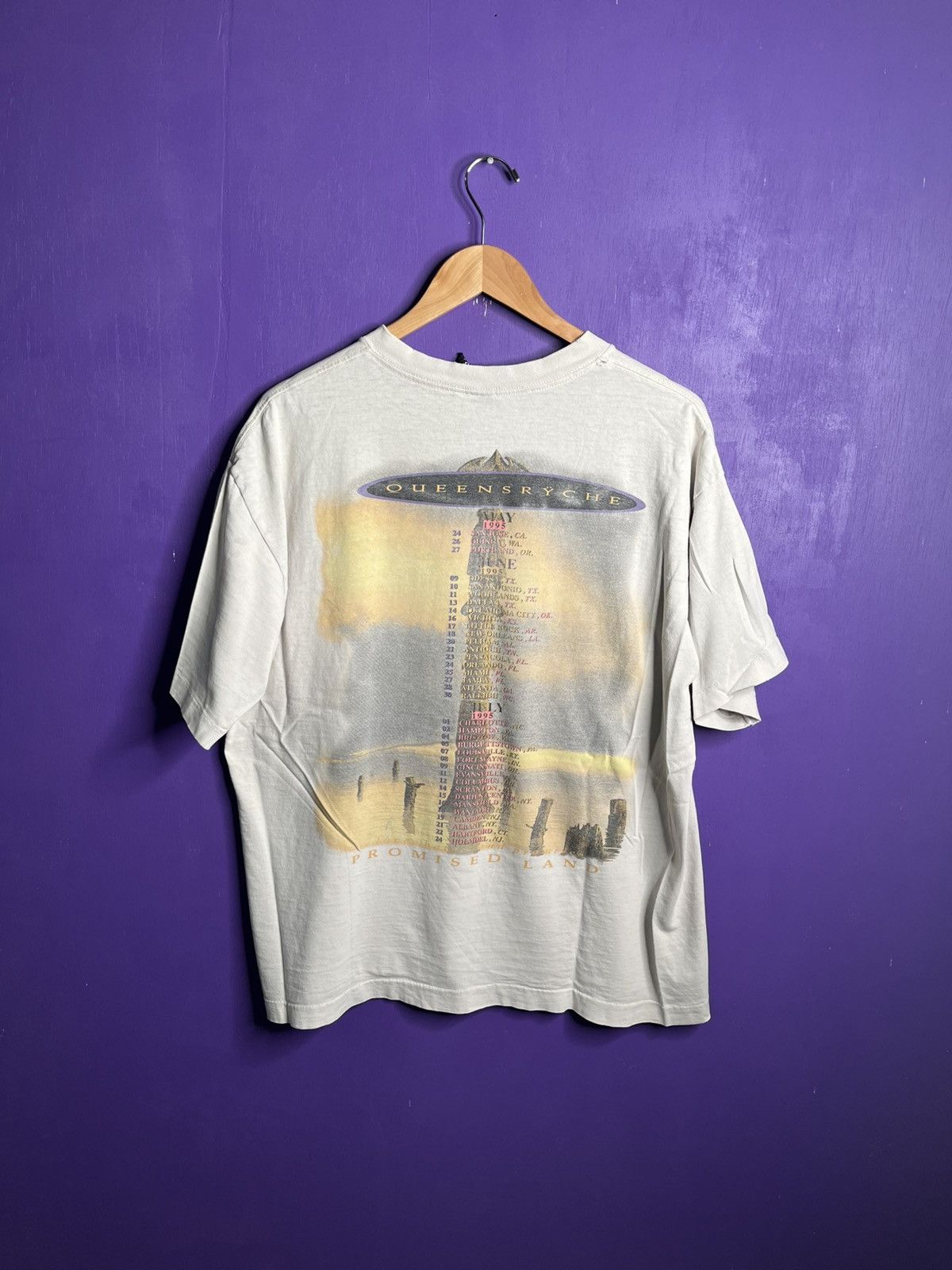 Band Tees × Vintage Vintage 1994 Queensrÿche promise land tour tee Size US XL / EU 56 / 4 - 2 Thumbnail