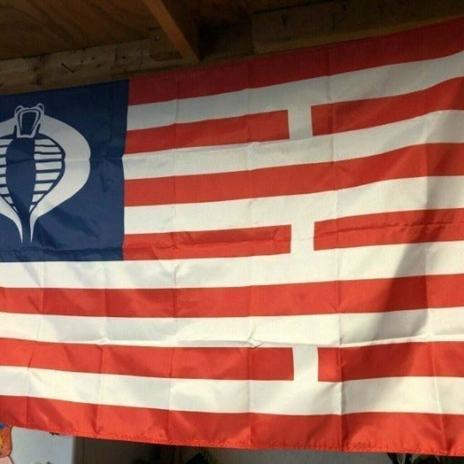 Other GIANT 5FT SNAKE EYES STORM SHADOW FLAG GI JOE COBRA Size ONE SIZE - 3 Thumbnail