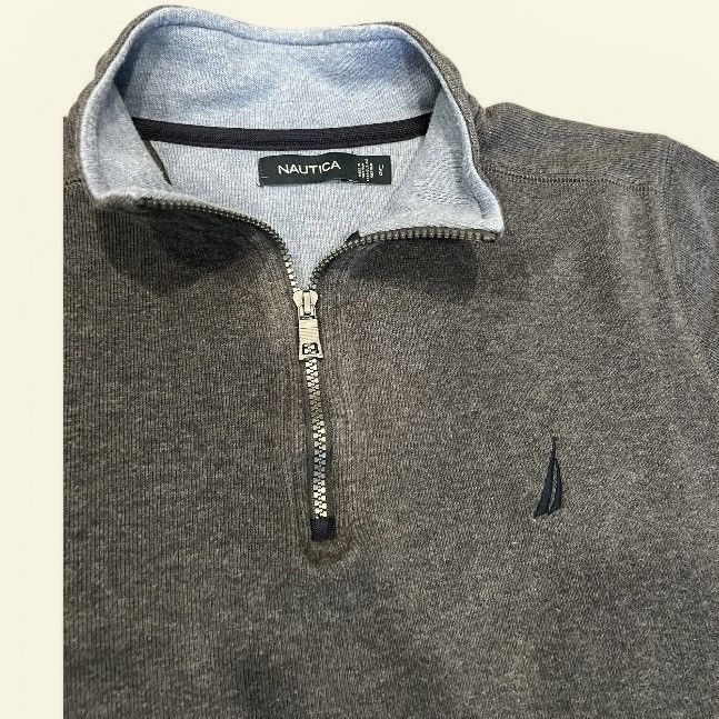 Nautica Nautica Grey Quarter-Zip (Men’s L) Size US L / EU 52-54 / 3 - 2 Thumbnail