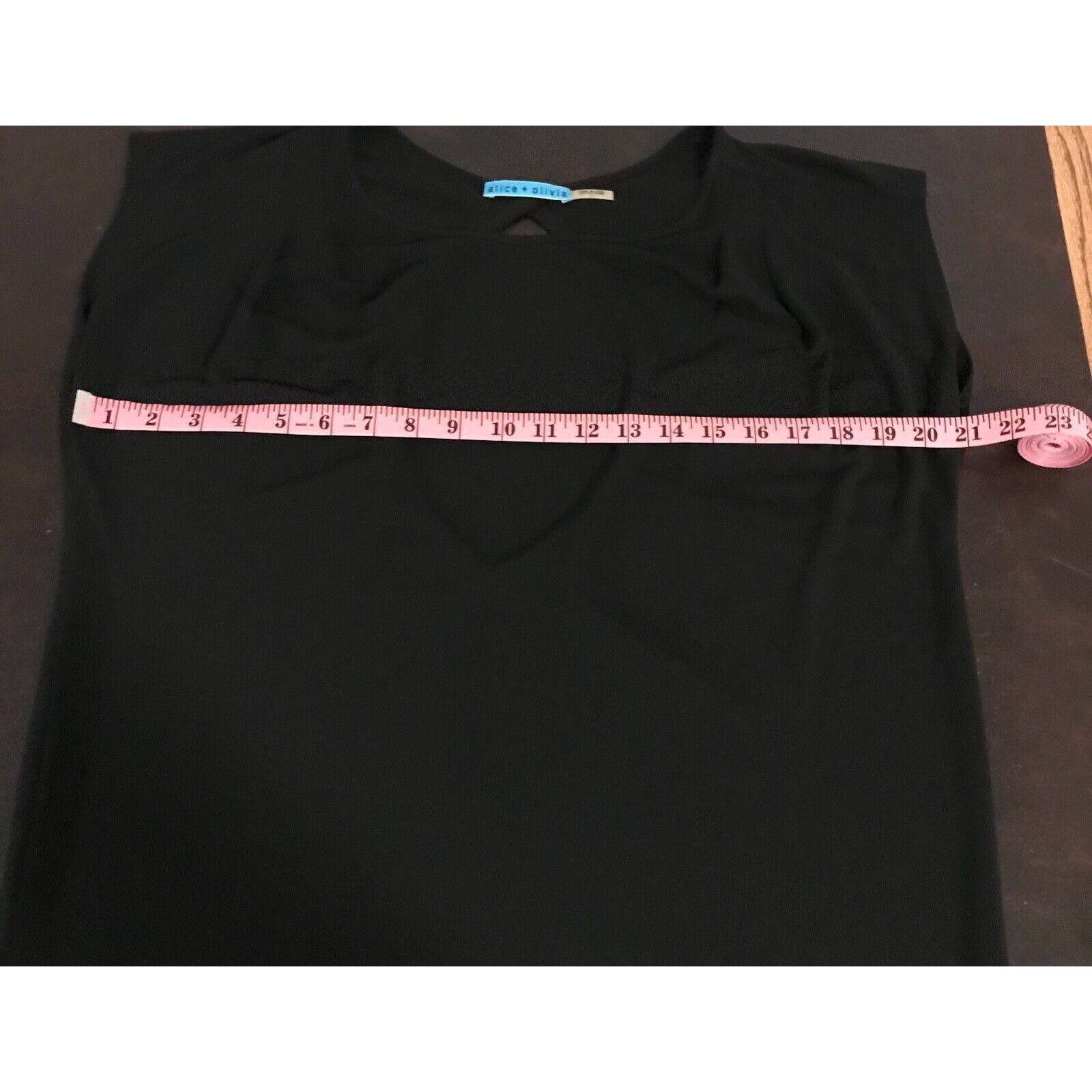 Alice + Olivia Alice + Olivia Black Keyhole Back Tunic Dress - Size Large Size L / US 10 / IT 46 - 5 Thumbnail