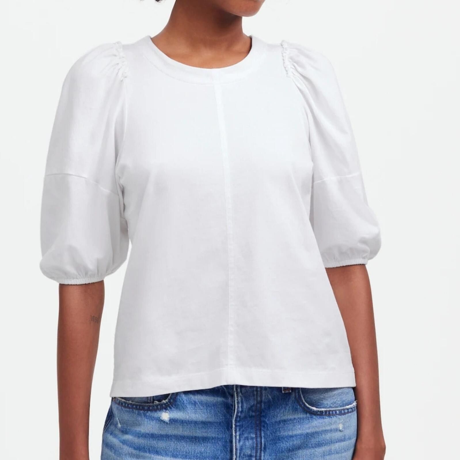 Madewell Madewell Puff-Sleeve Tee Size S / US 4 / IT 40 - 1 Thumbnail