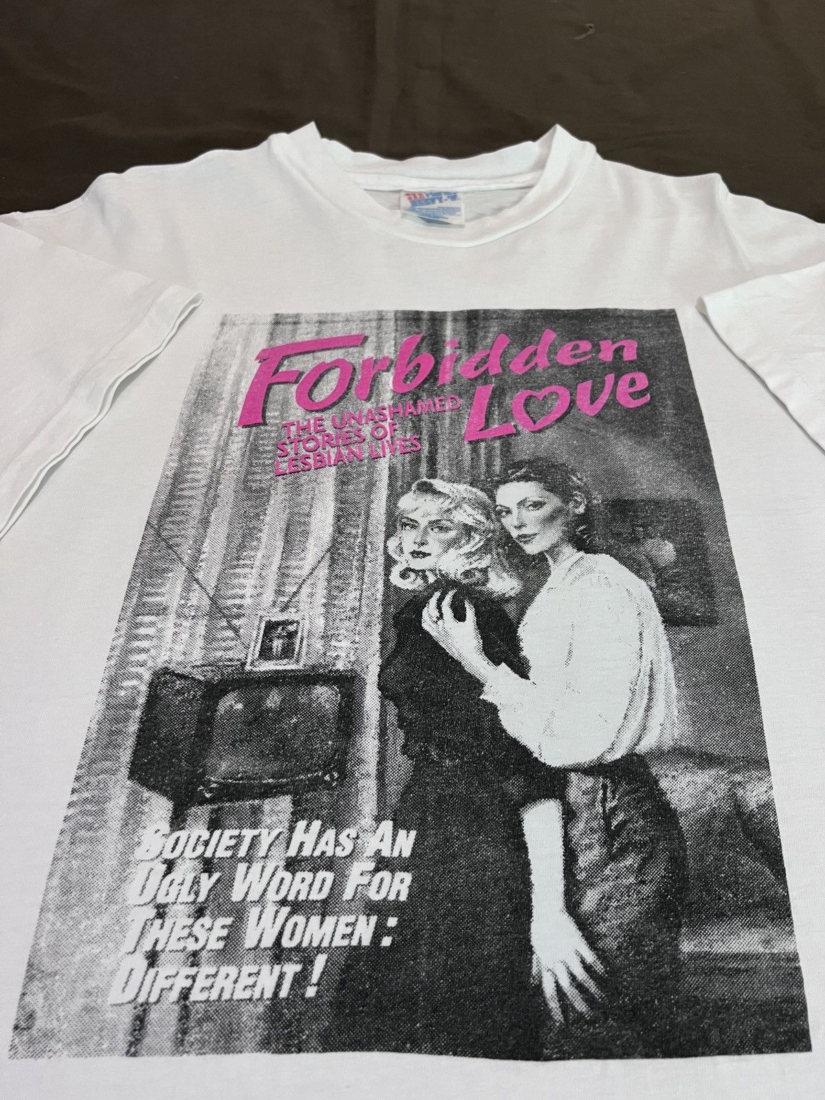 Vintage RARE 90s Forbidden Love Unashamed Storie Lesbian Movie LGBTQ Size US L / EU 52-54 / 3 - 4 Thumbnail