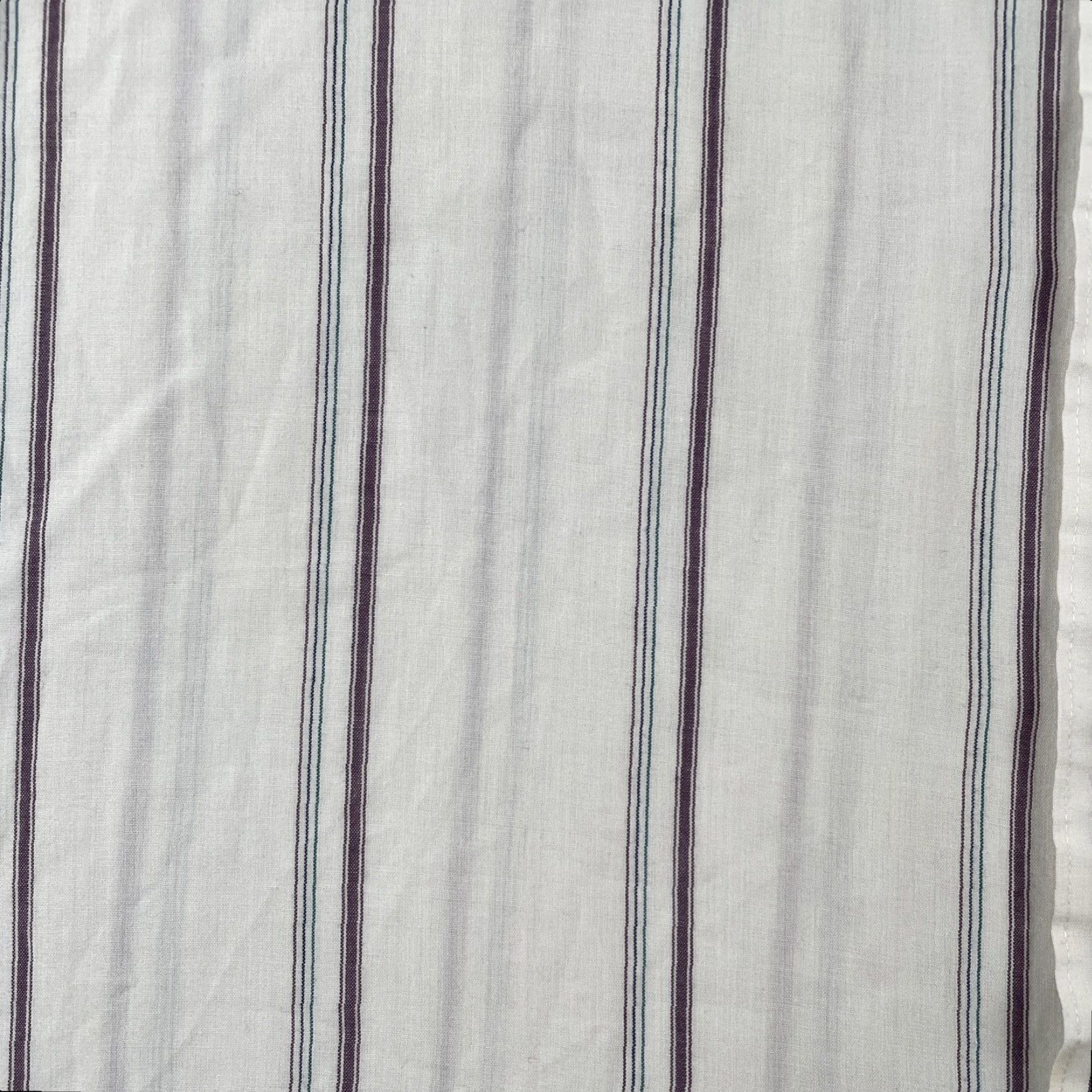 Vintage VINTAGE Ketch Long Sleeve Button Shirt White Vertical Purple Stripes 15.5 Large Shirt Mens Vintage Size US L / EU 52-54 / 3 - 7 Thumbnail